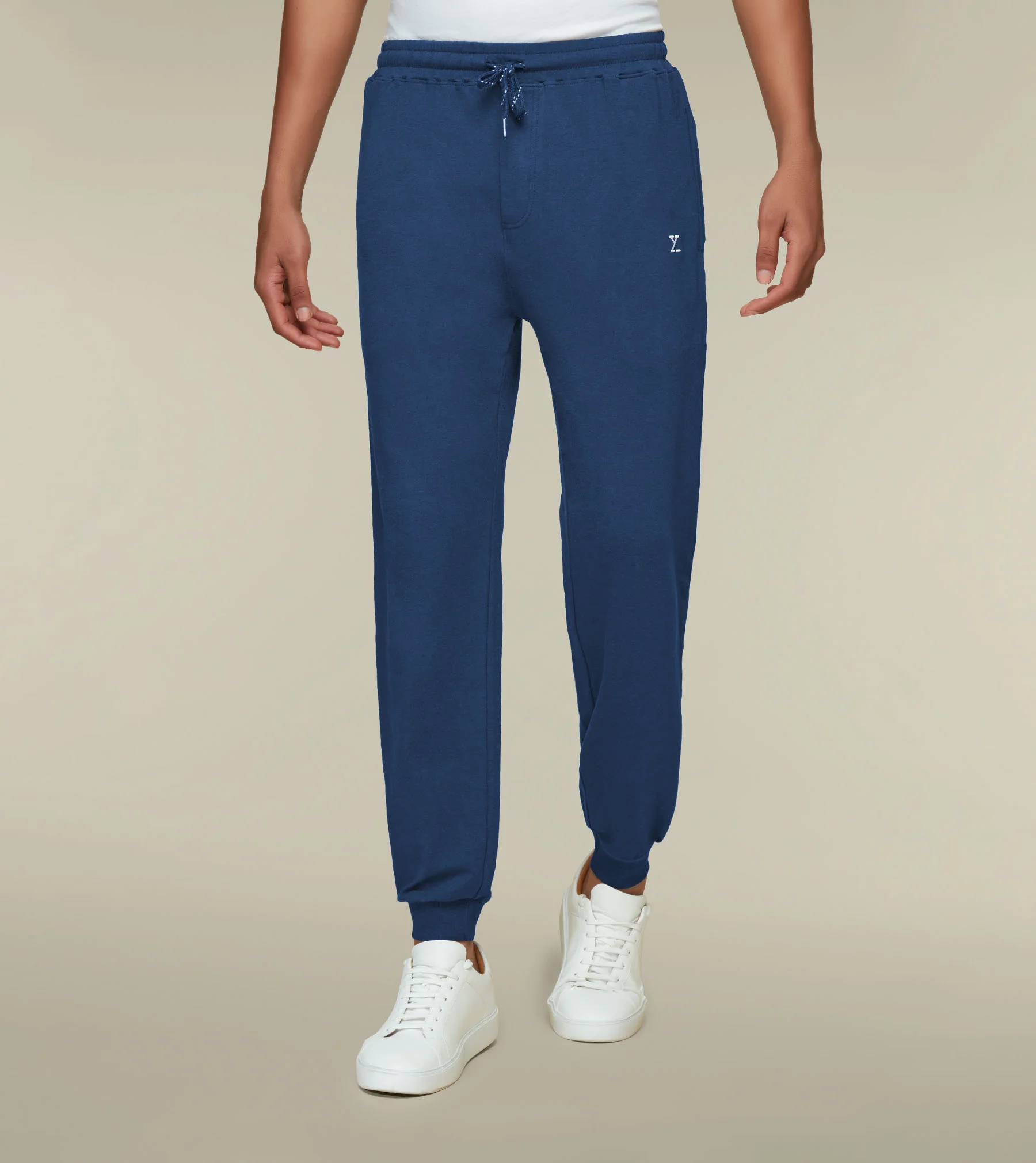 IntelliSoft Ace Modal-Cotton Joggers Dress Blue