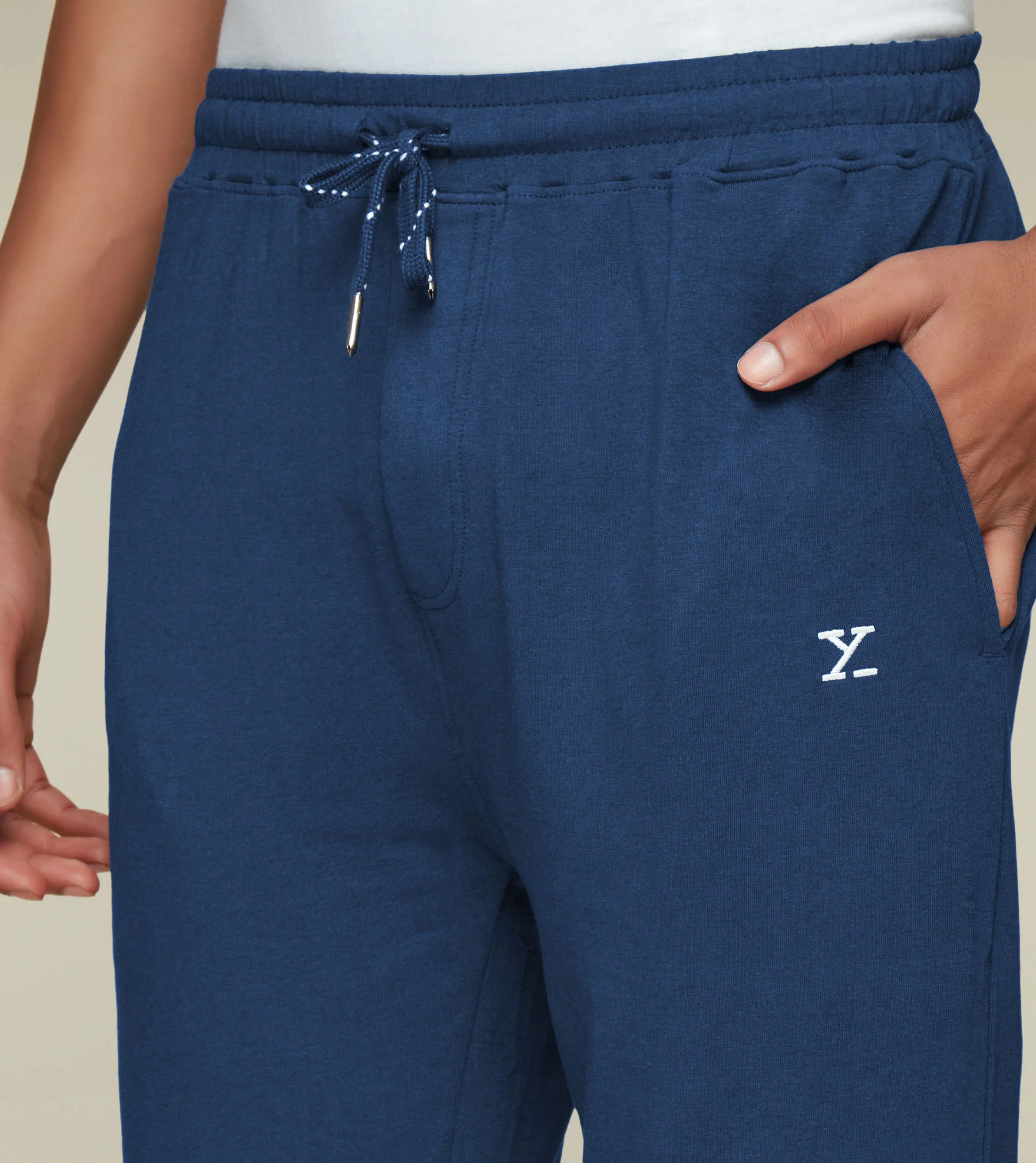 IntelliSoft Ace Modal-Cotton Joggers Dress Blue - Image 6