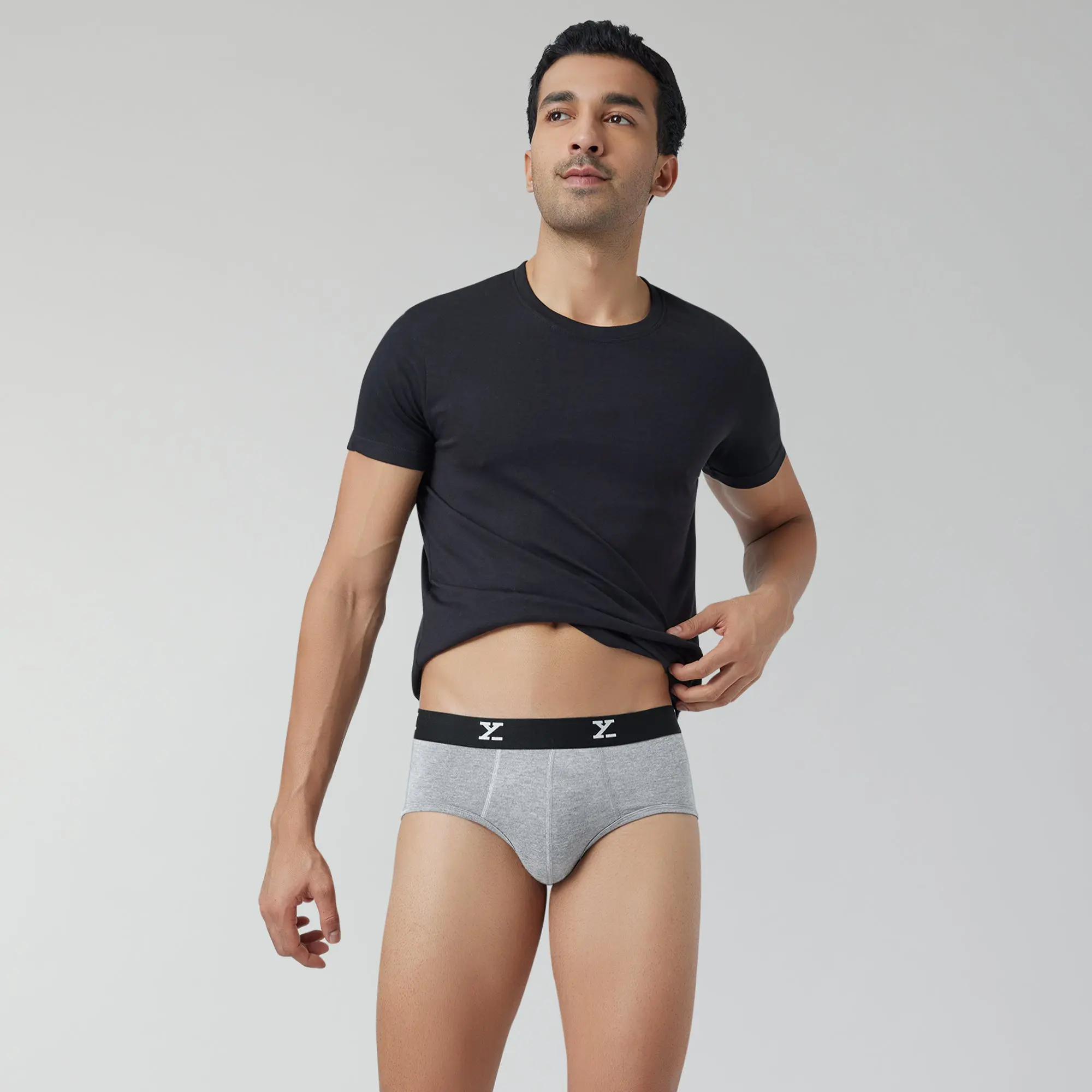 Ace Medley Modal Briefs Stone Grey - Image 4