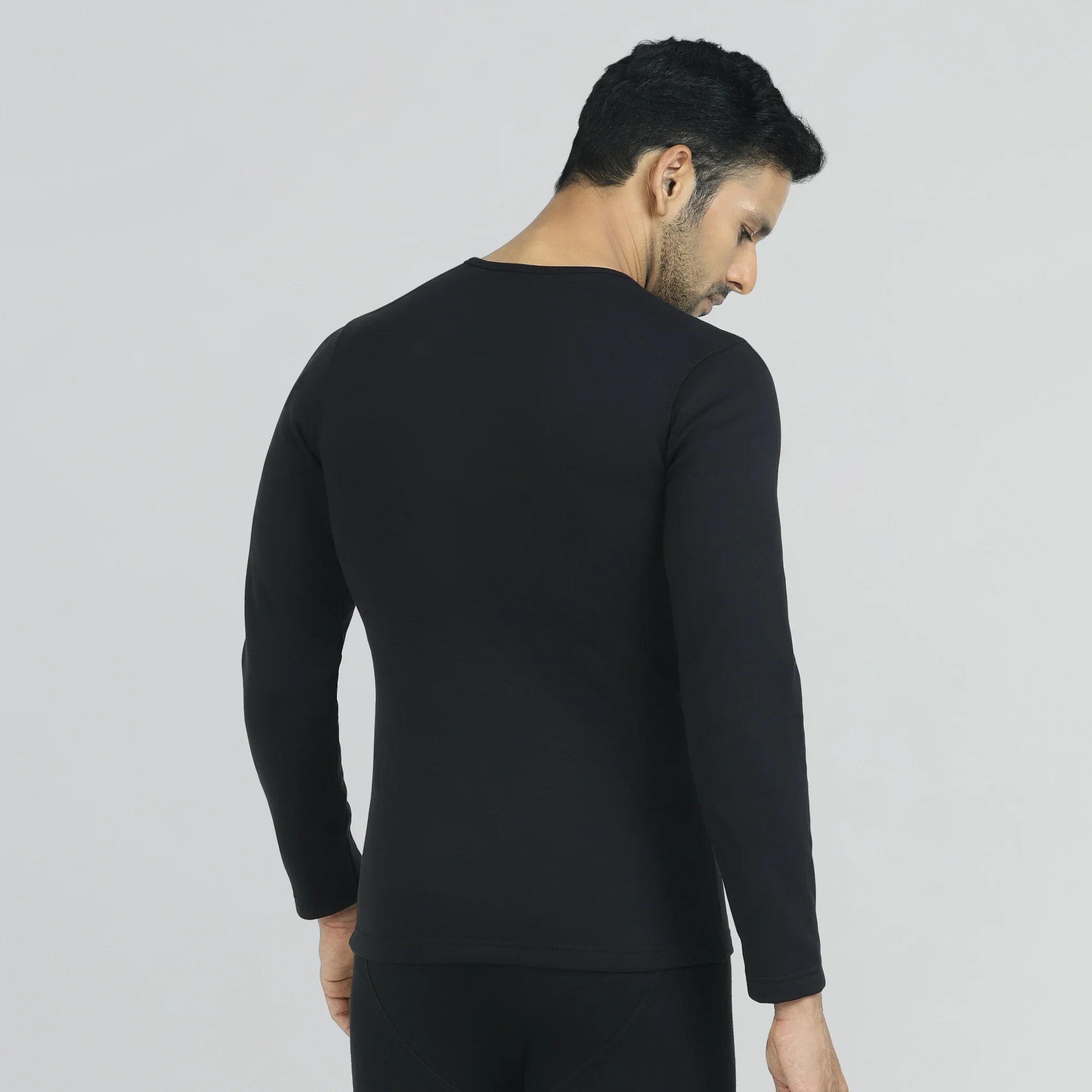 IntelliHeat Cotton Rich Fleece Full Sleeve Thermals - Image 5