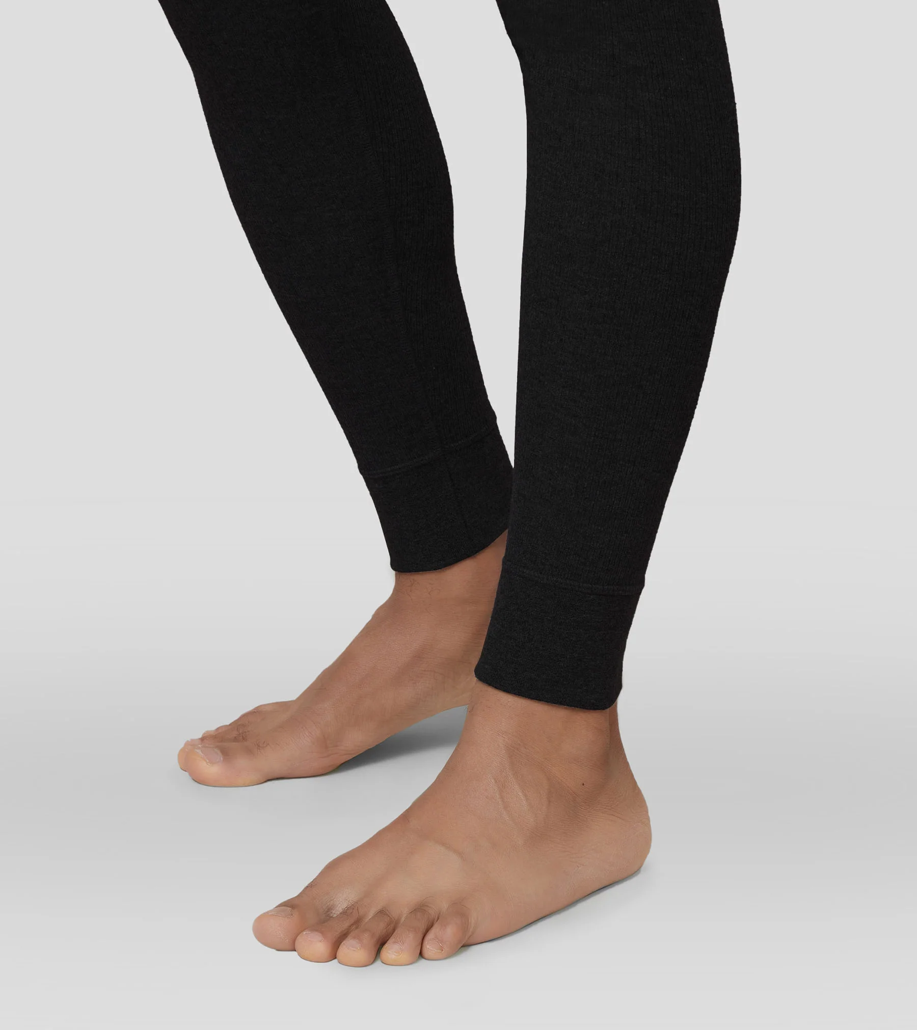 Cotton Rich Long Sleeve Thermal Set Pitch Black - Image 6