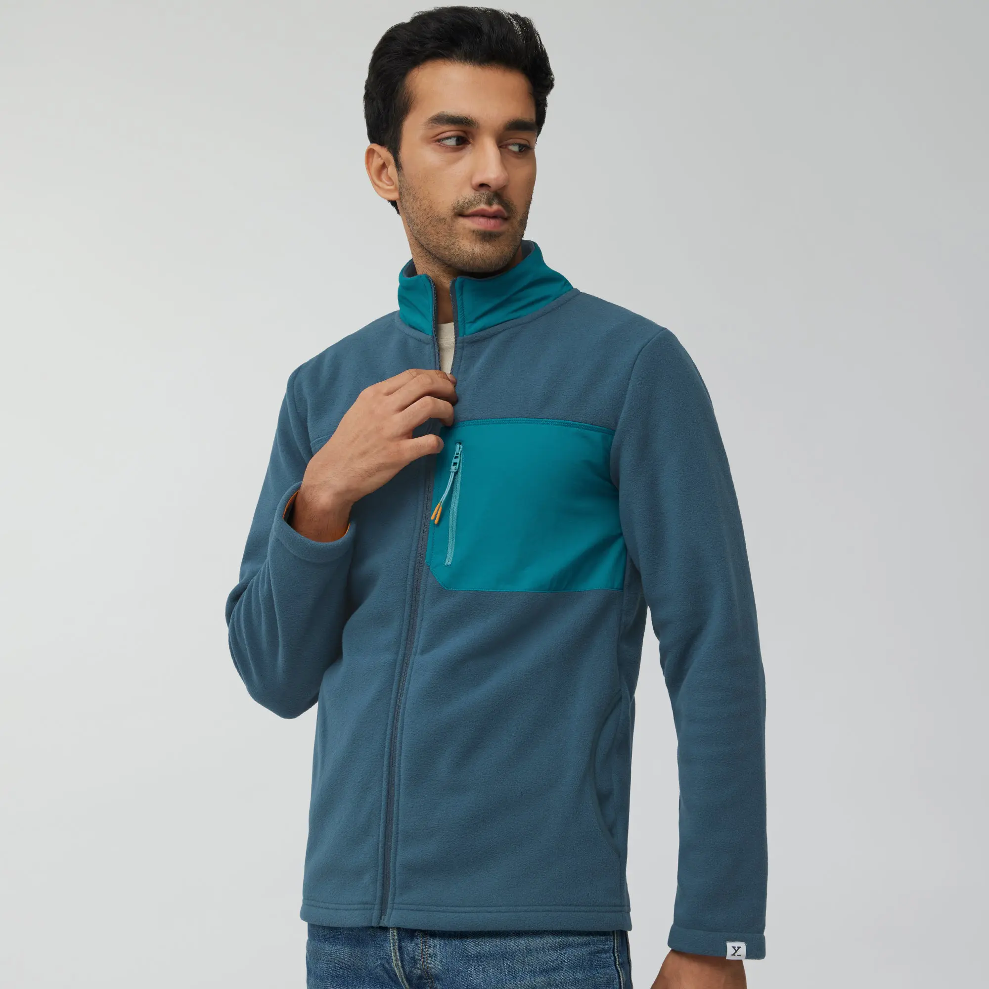 Alterra Fleece Jackets Sea Blue - Image 3