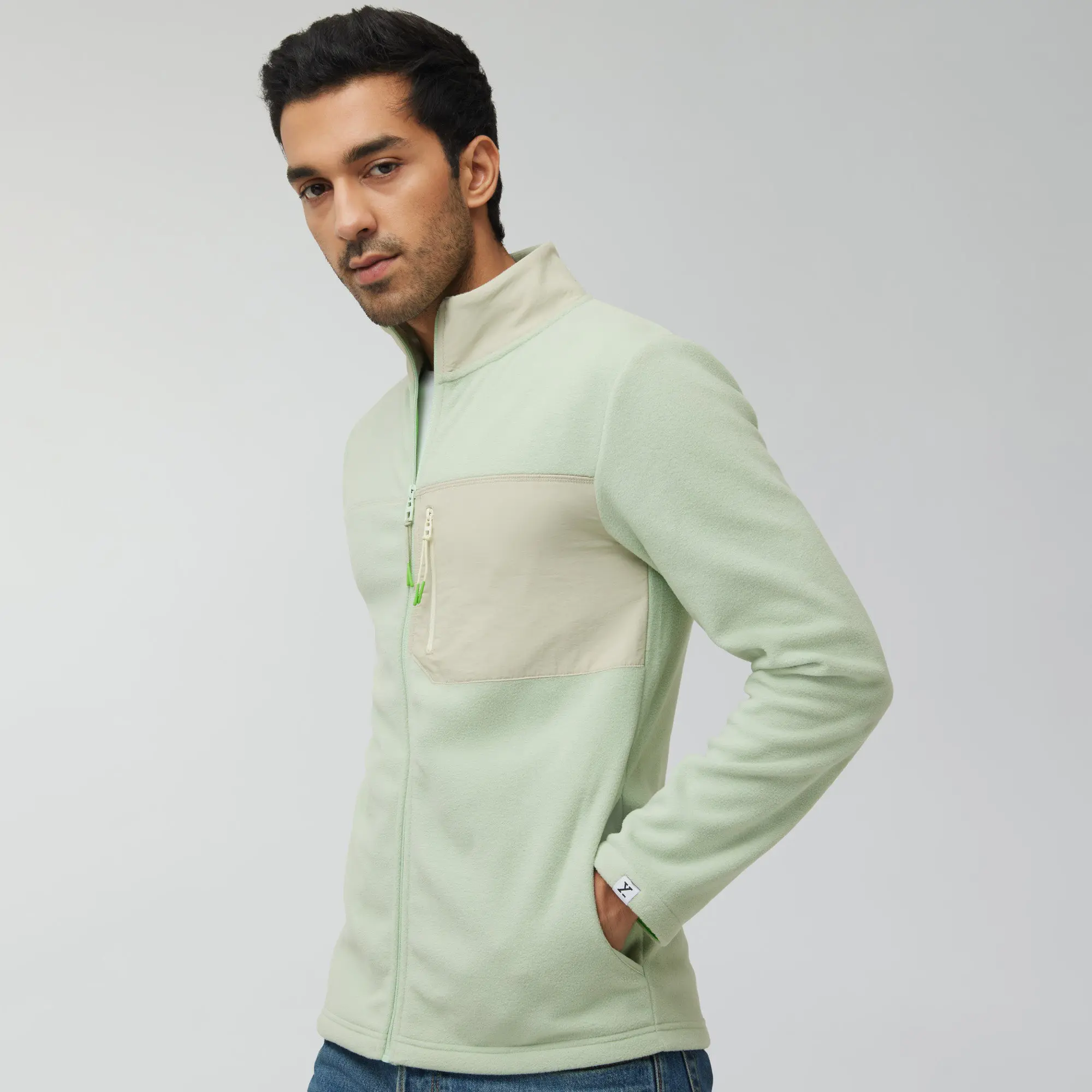 Alterra Fleece Jackets Tea White - Image 3
