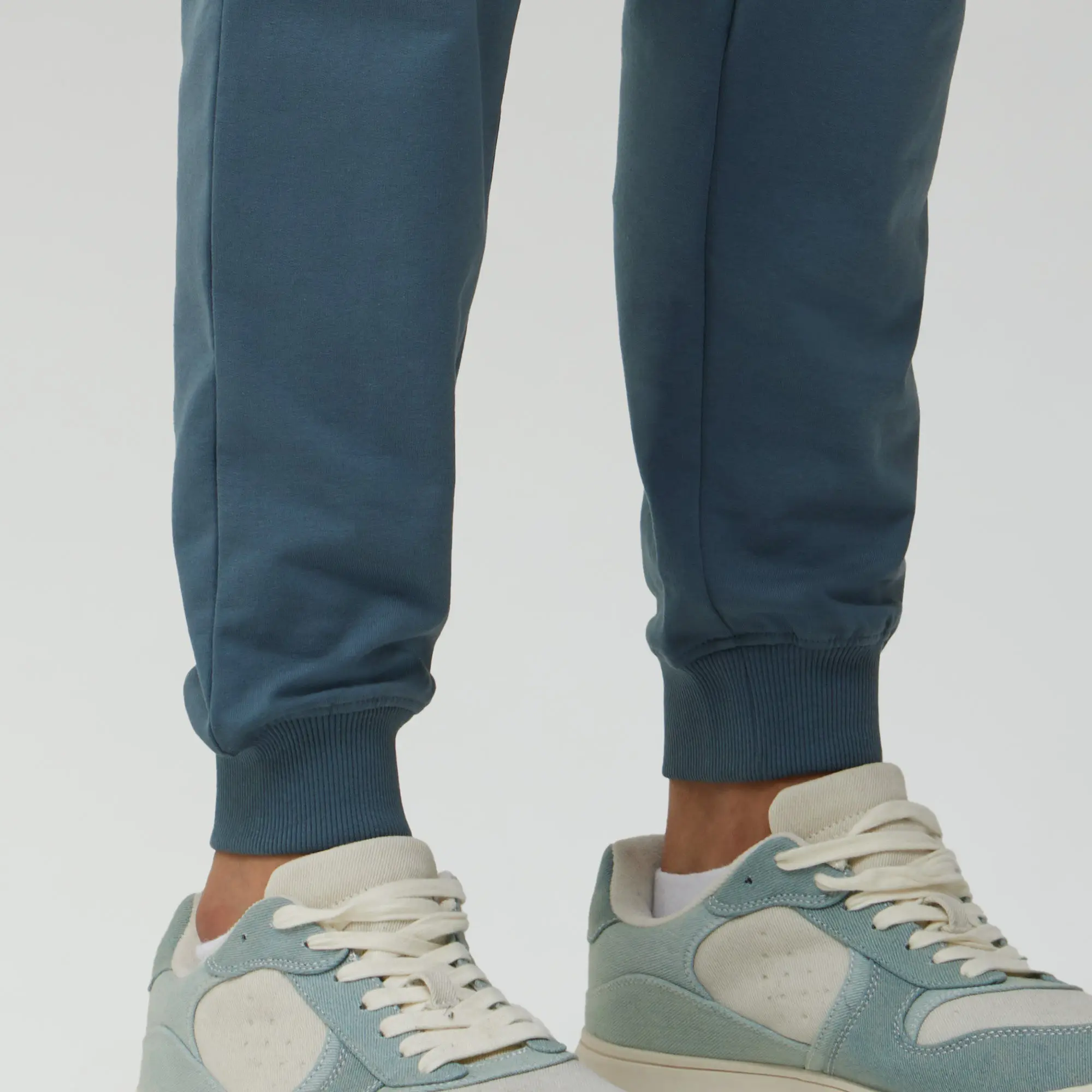 Ascent French Terry Cotton Blend Joggers Storm Grey - Image 5