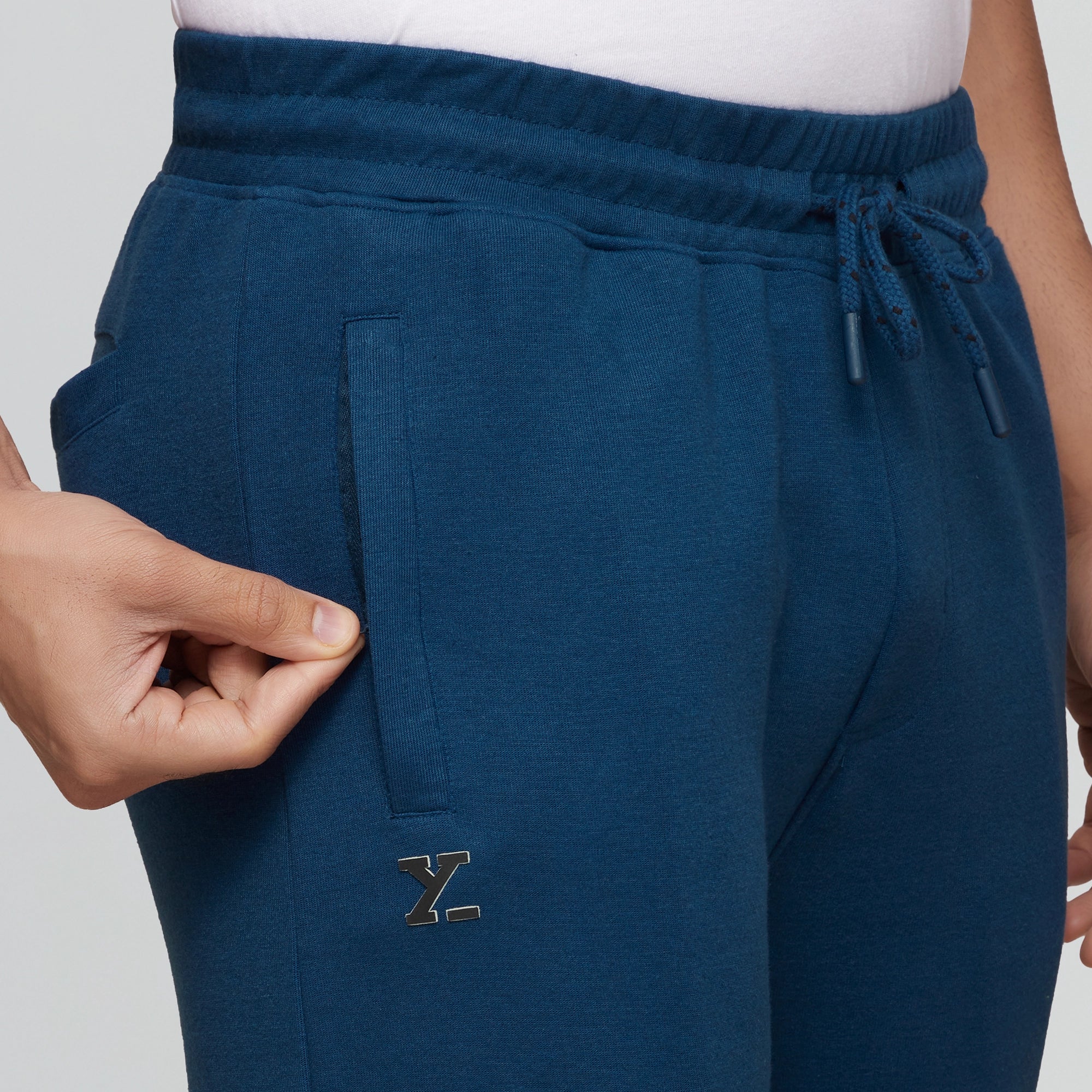 Code Cotton Rich Track Pants Oxford Blue - Image 6