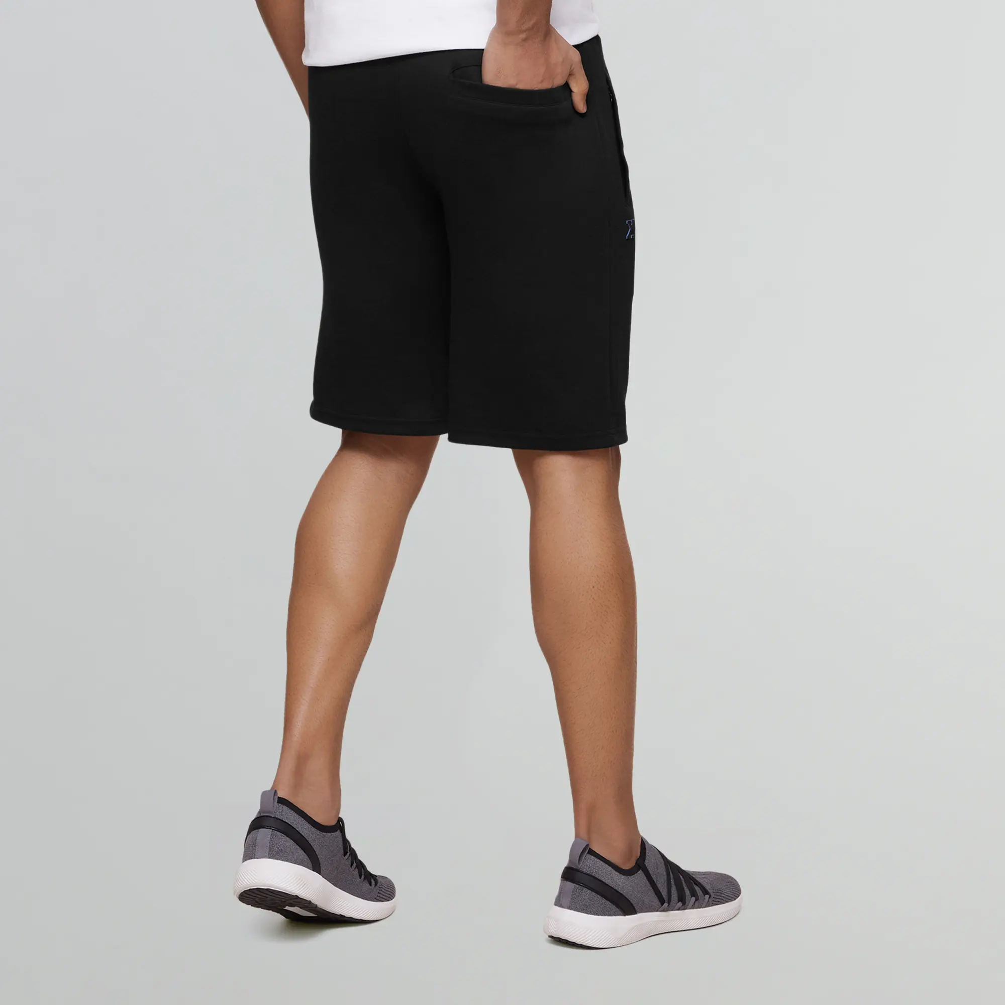 Code Cotton Rich Shorts Pitch Black - Image 4