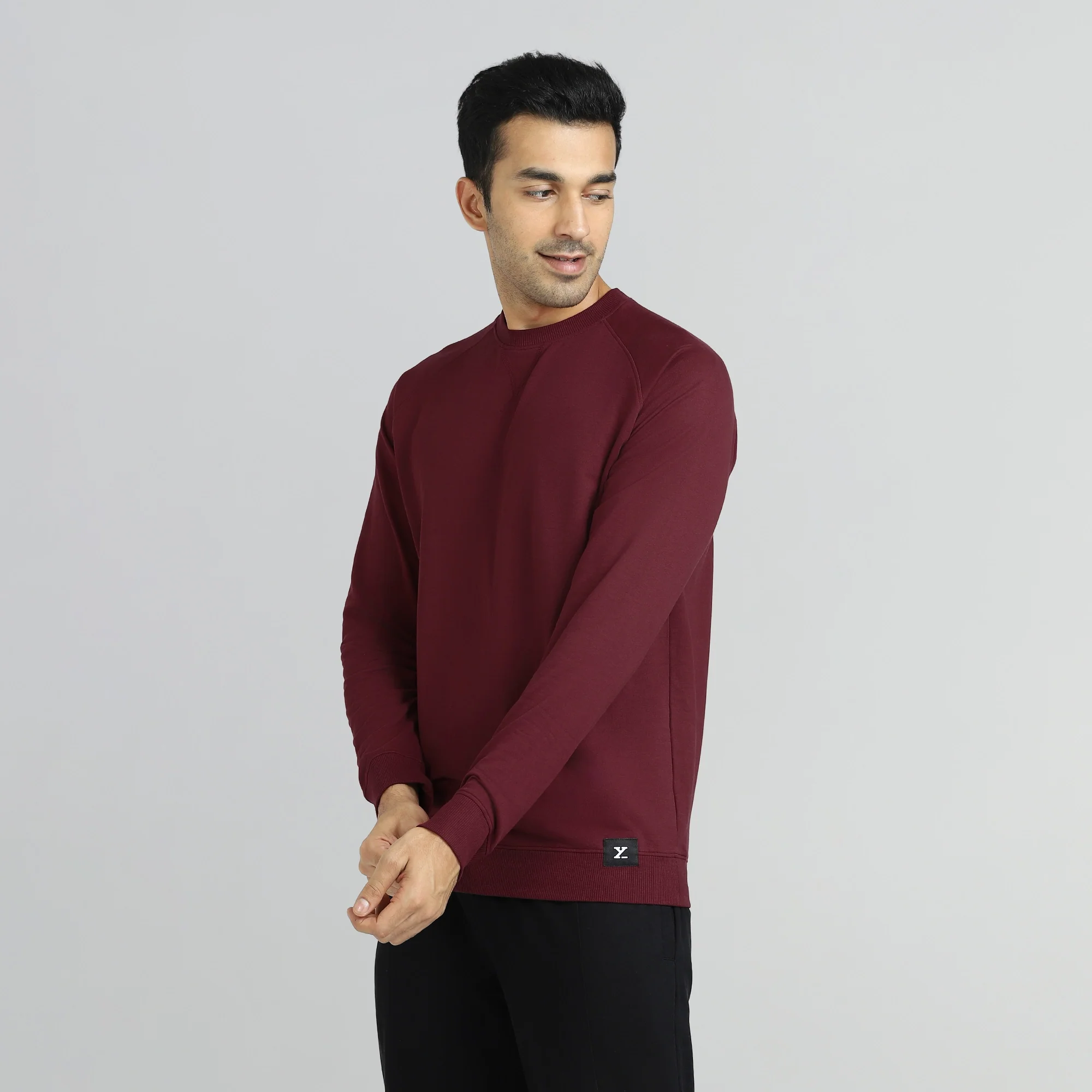 Cruze French Terry Cotton Sweatshirts Auburn Red