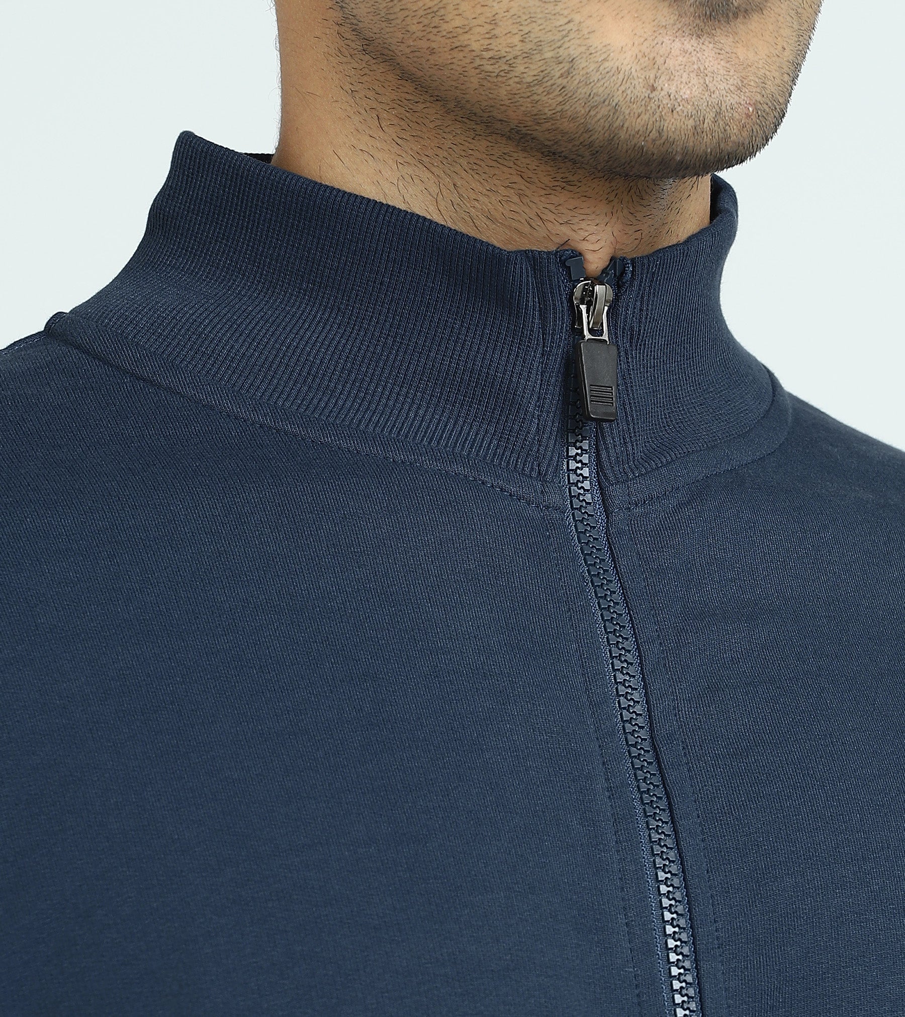 French Terry Cotton Zip-Up Jacket Co-Ord Set - Image 5