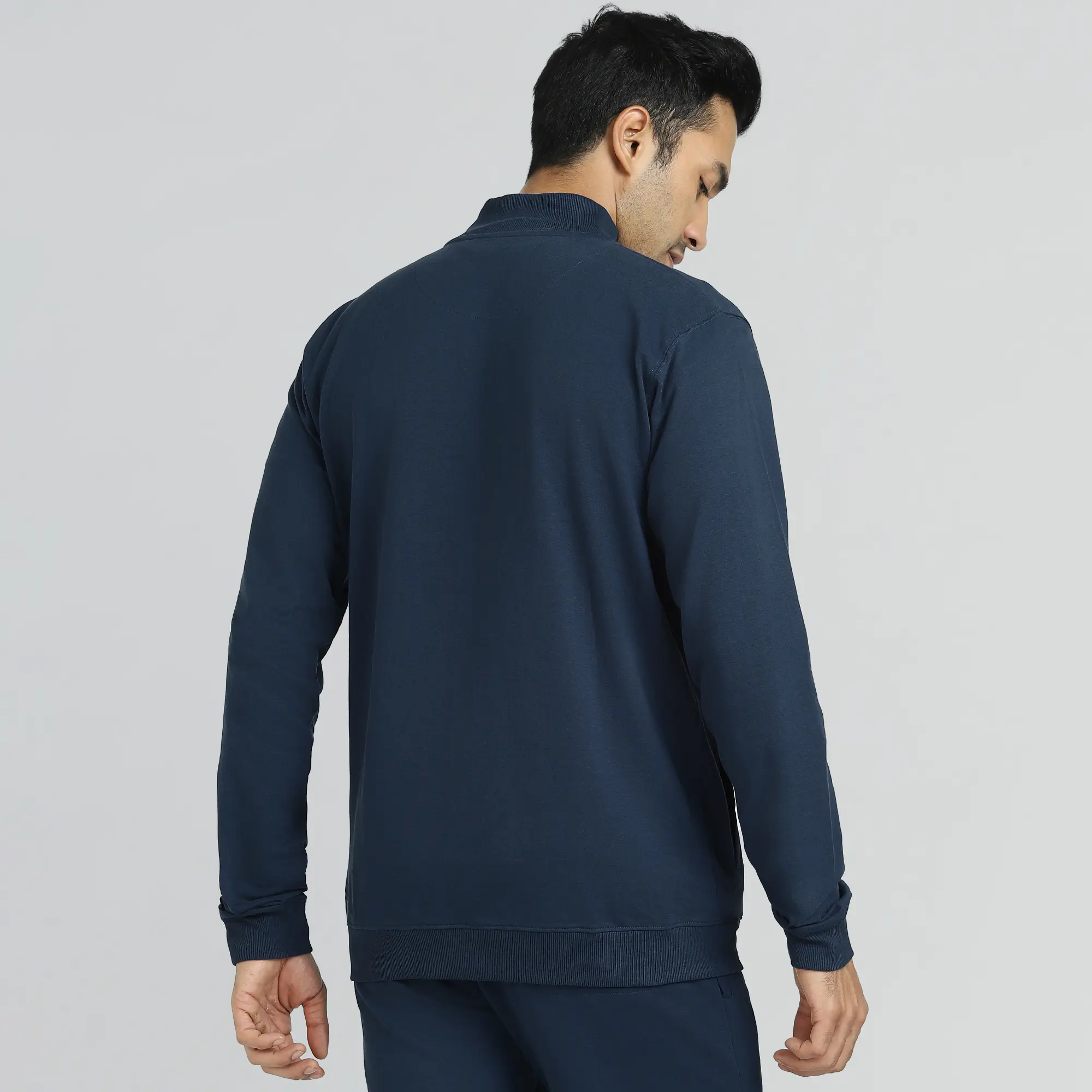 Cruze French Terry Cotton Zip Ups Opal Blue - Image 5