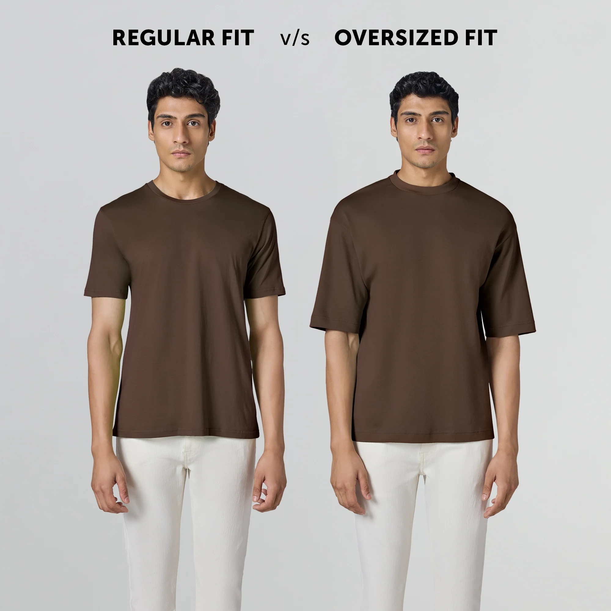 Drift Cotton Oversized T-shirts Espresso Brown - Image 3