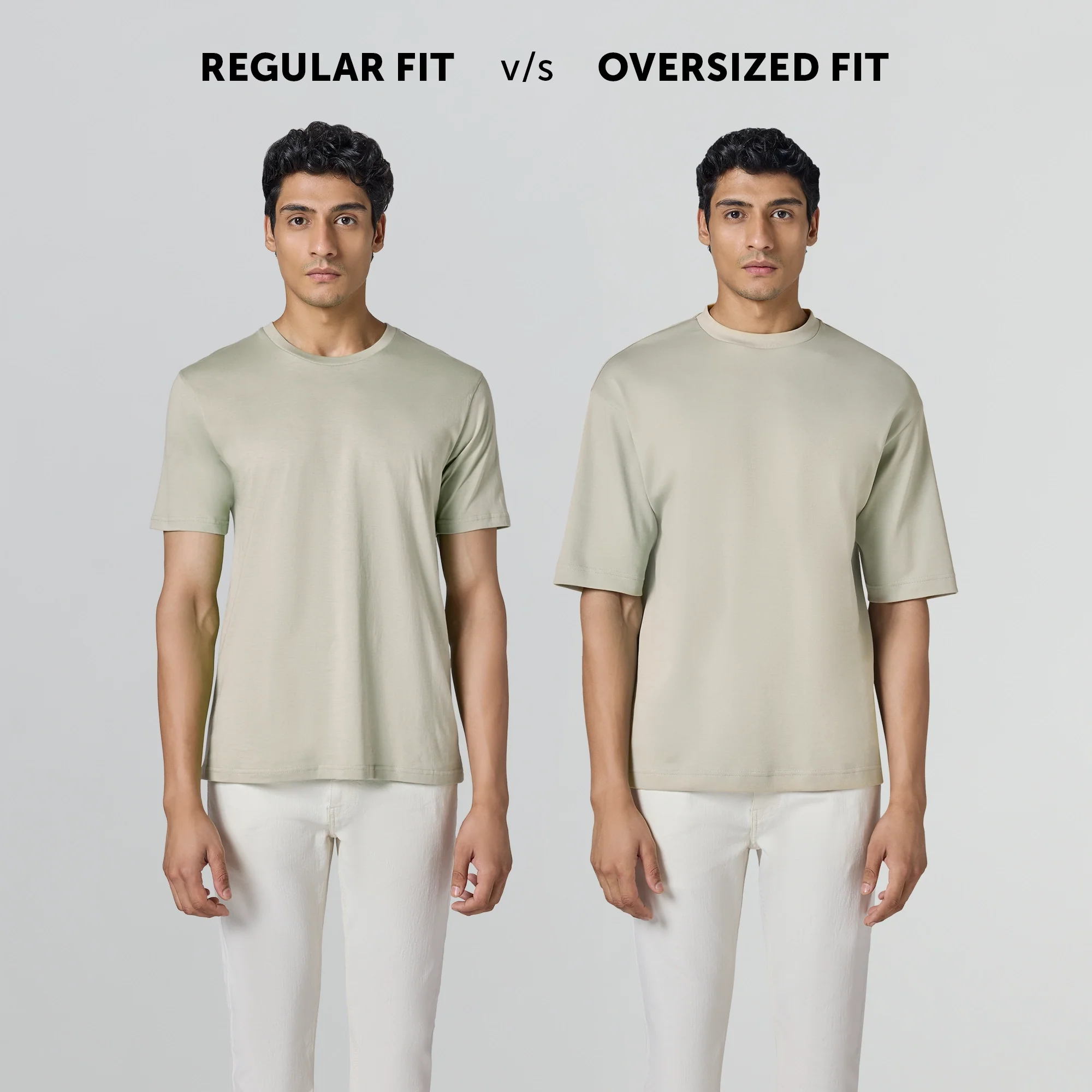 Drift Cotton Oversized T-shirts Ivory White - Image 3