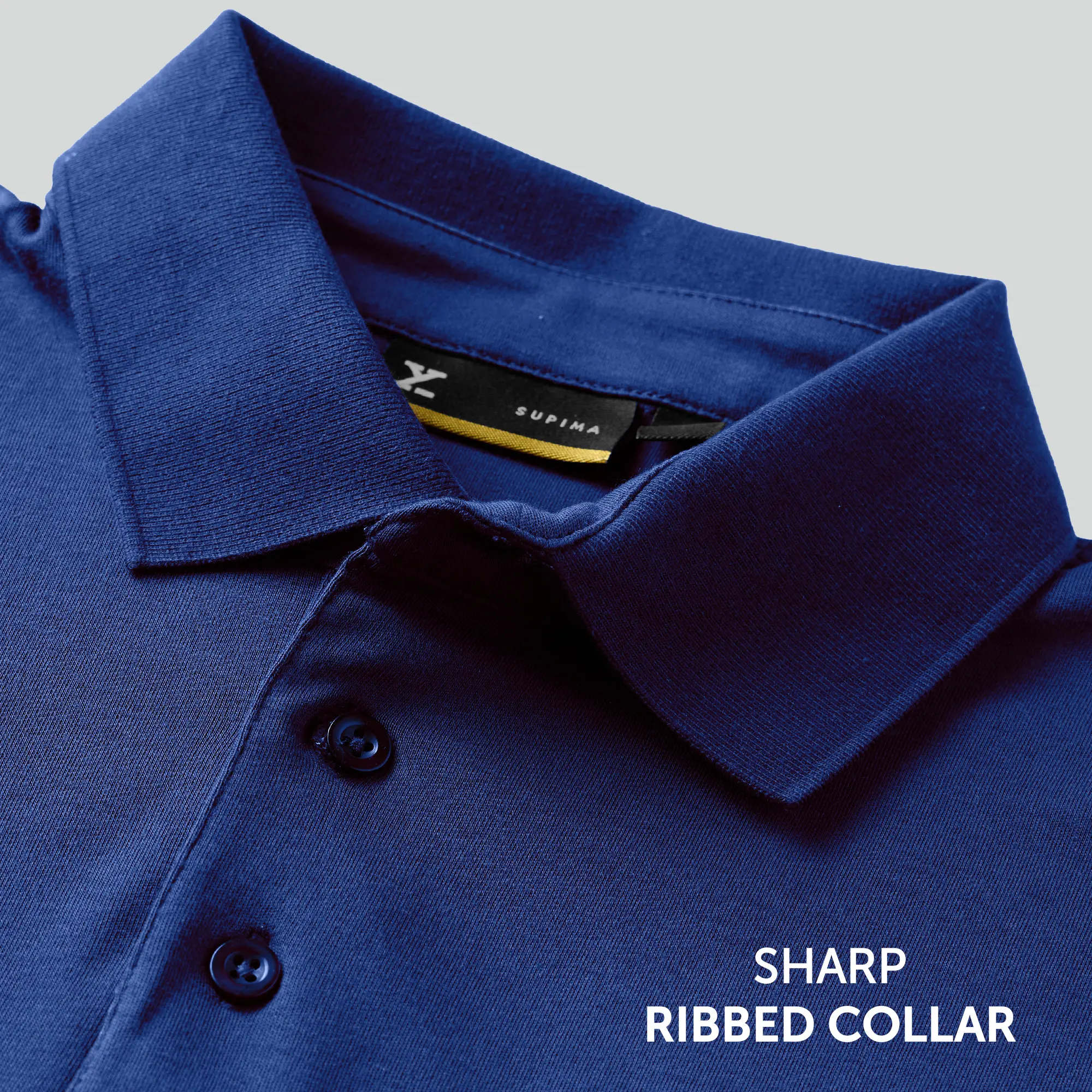 Supima Cotton Slim Fit Polo - Midnight Blue - Image 5