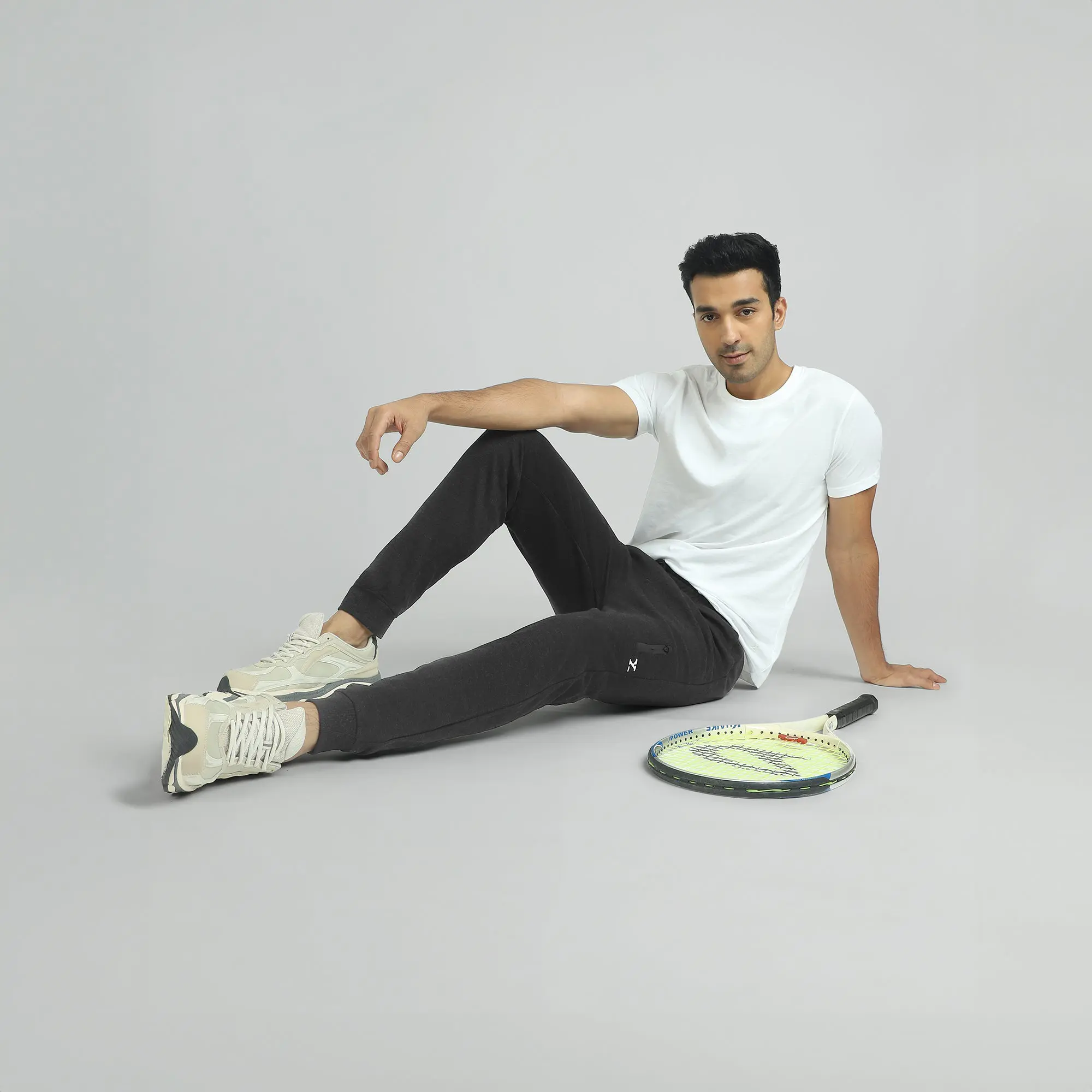 Hype Cotton Rich Joggers Graphite Grey - Image 3