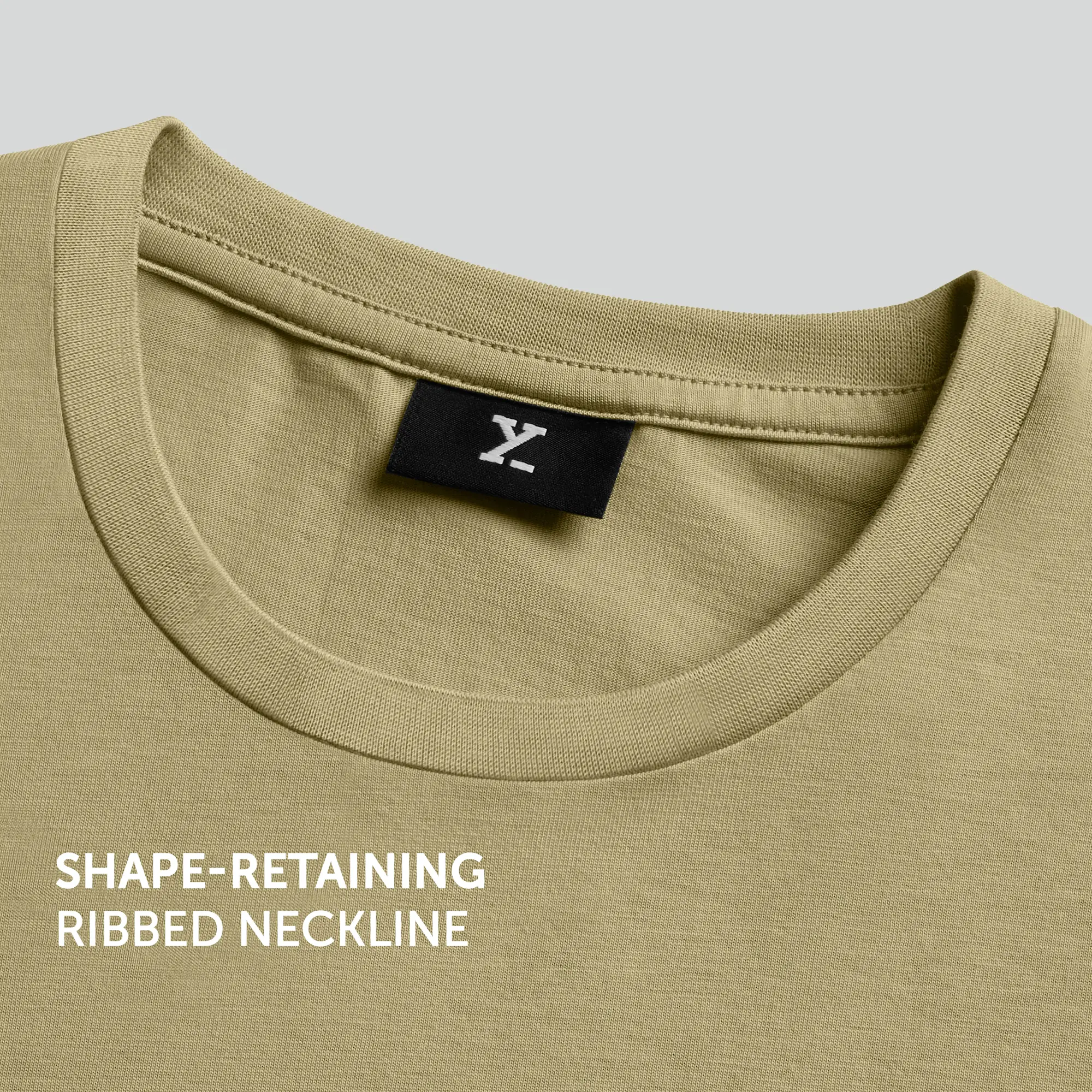 Iconique Supima Cotton T-shirt Moss Brown - Image 6