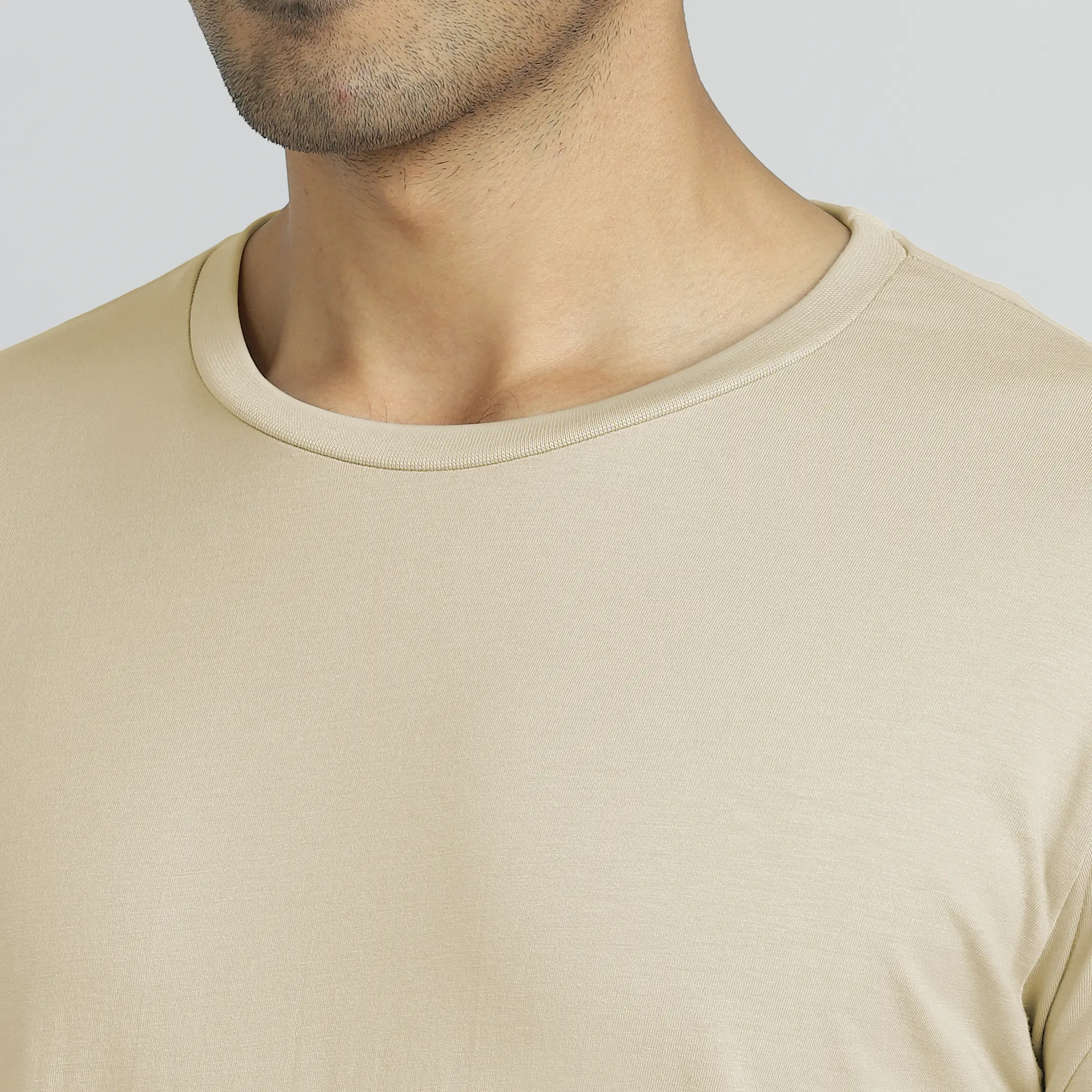 Iconique Supima Cotton T-shirt Ivory White - Image 6
