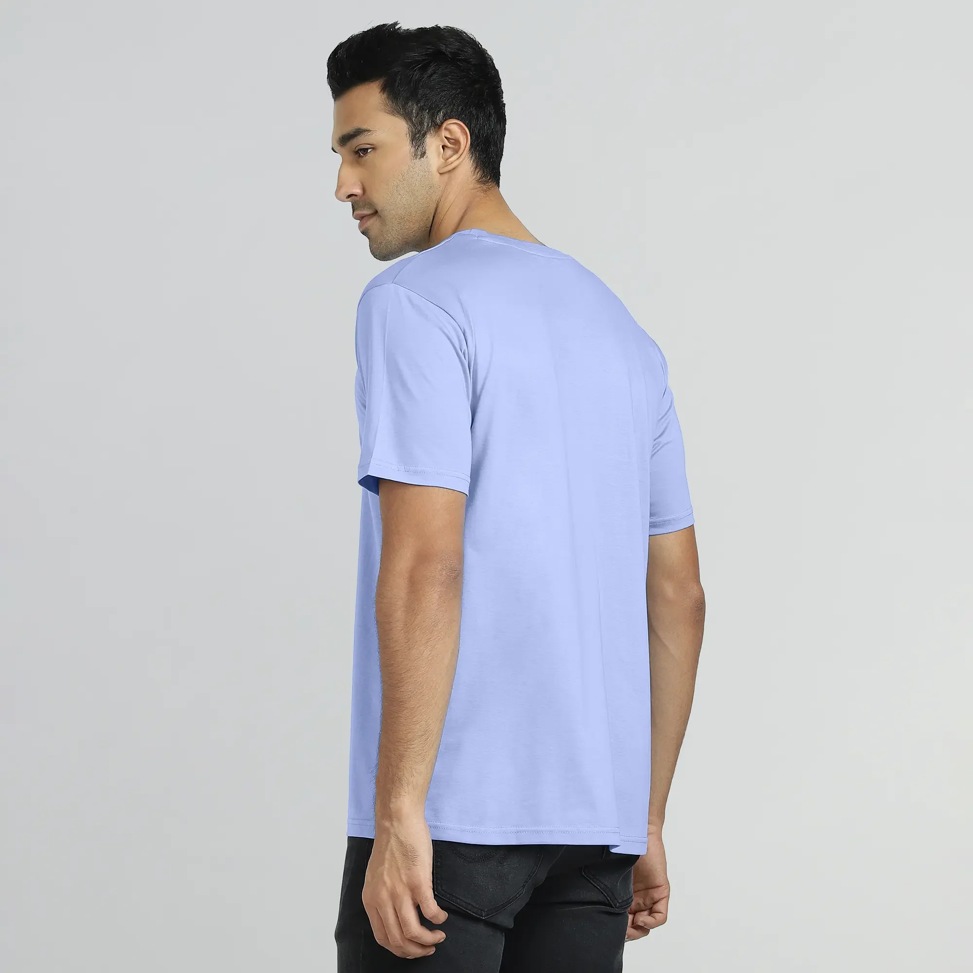 Iconique Supima Cotton T-shirt Iceberg Blue - Image 5