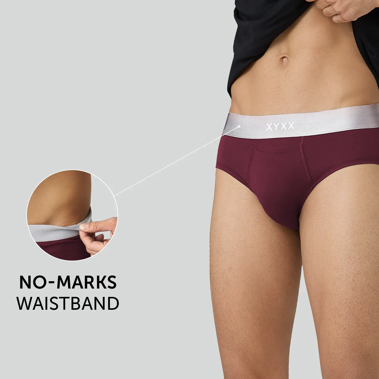 Illuminati Modal Briefs Dark Maroon - Image 4
