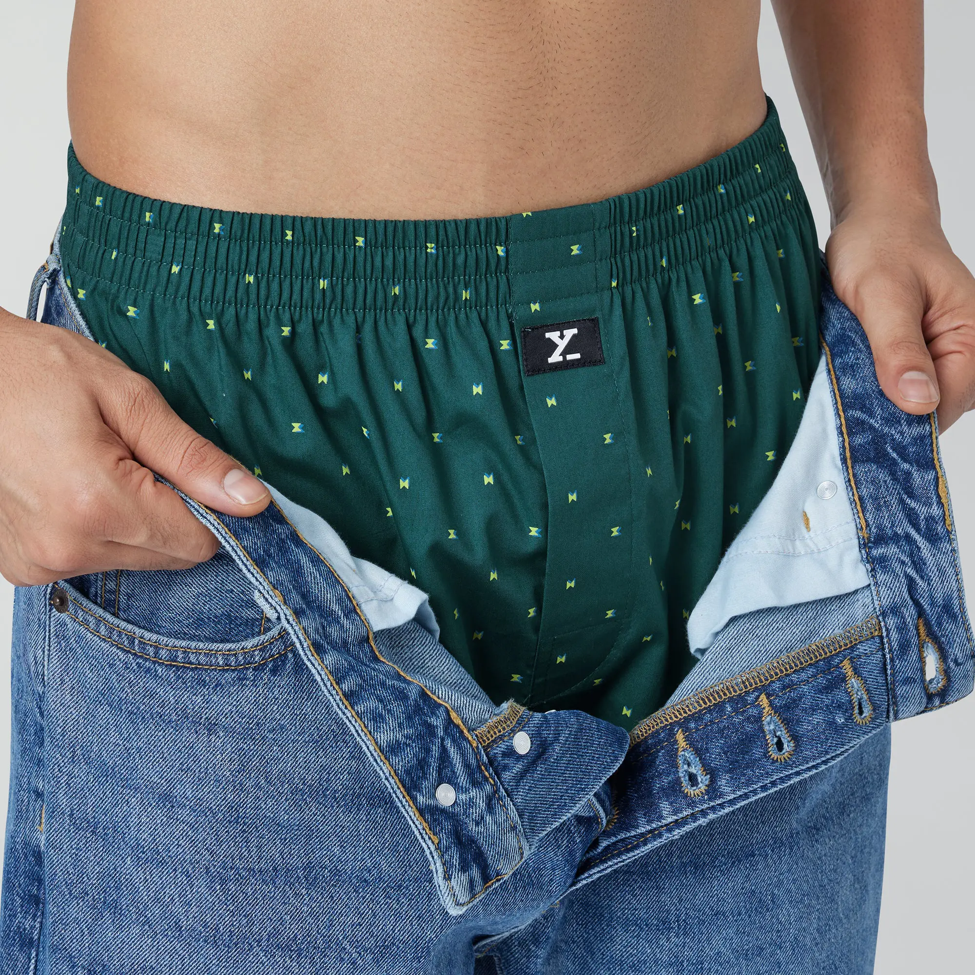 Astor Lounge Inner Boxers Chrono Green - Image 4