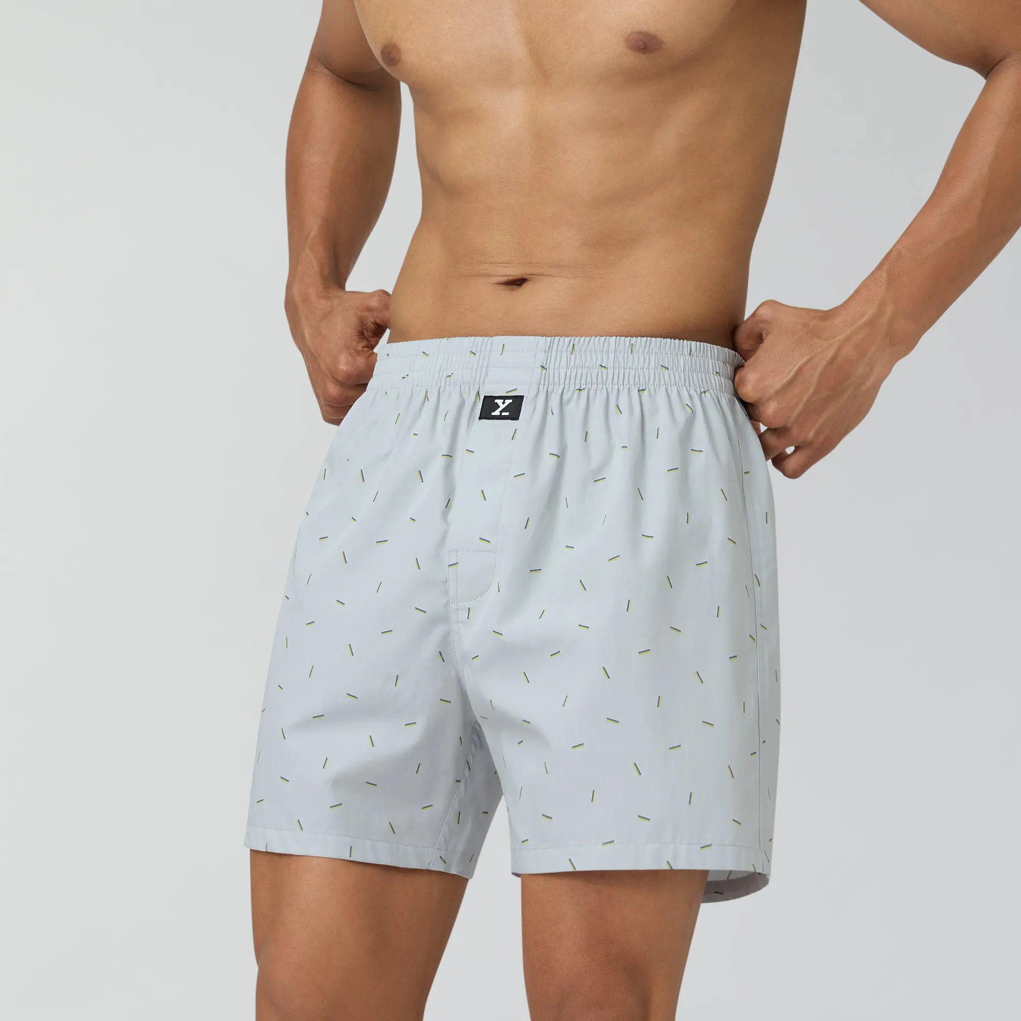 Astor Lounge Inner Boxers Line Grey - Image 3