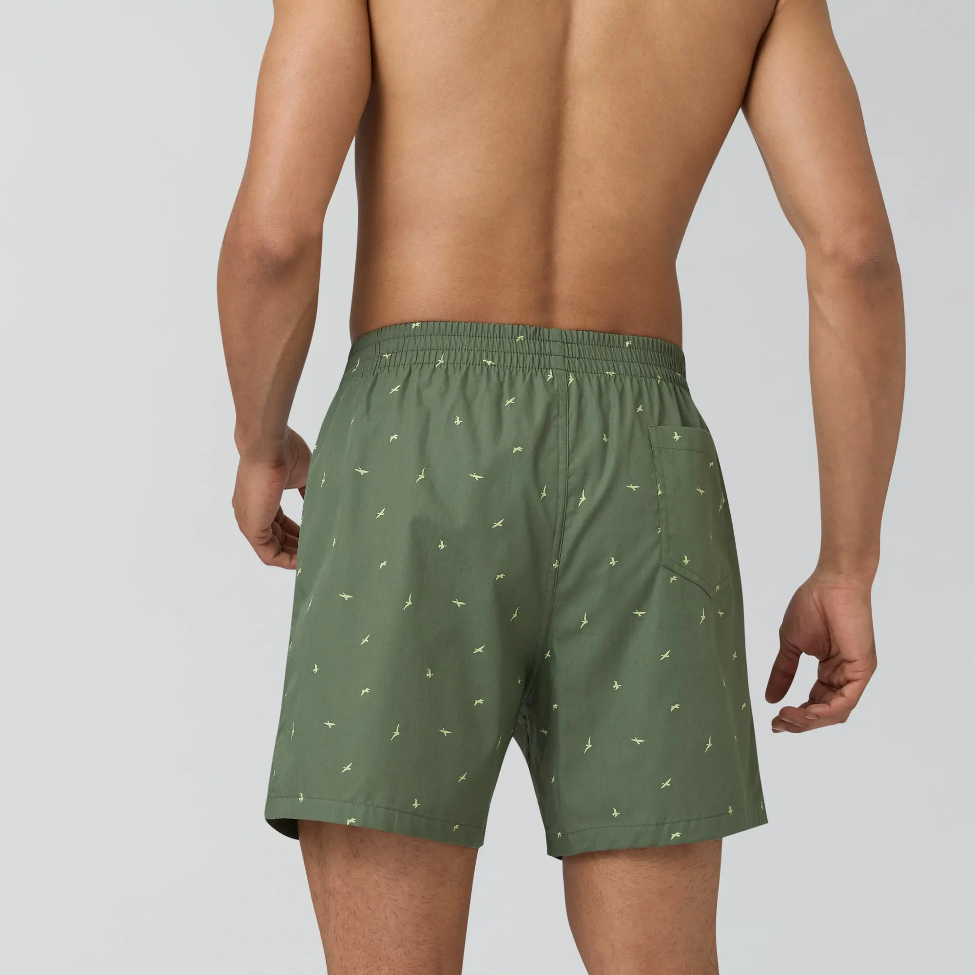 Astor Lounge Inner Boxers Wings Green - Image 5