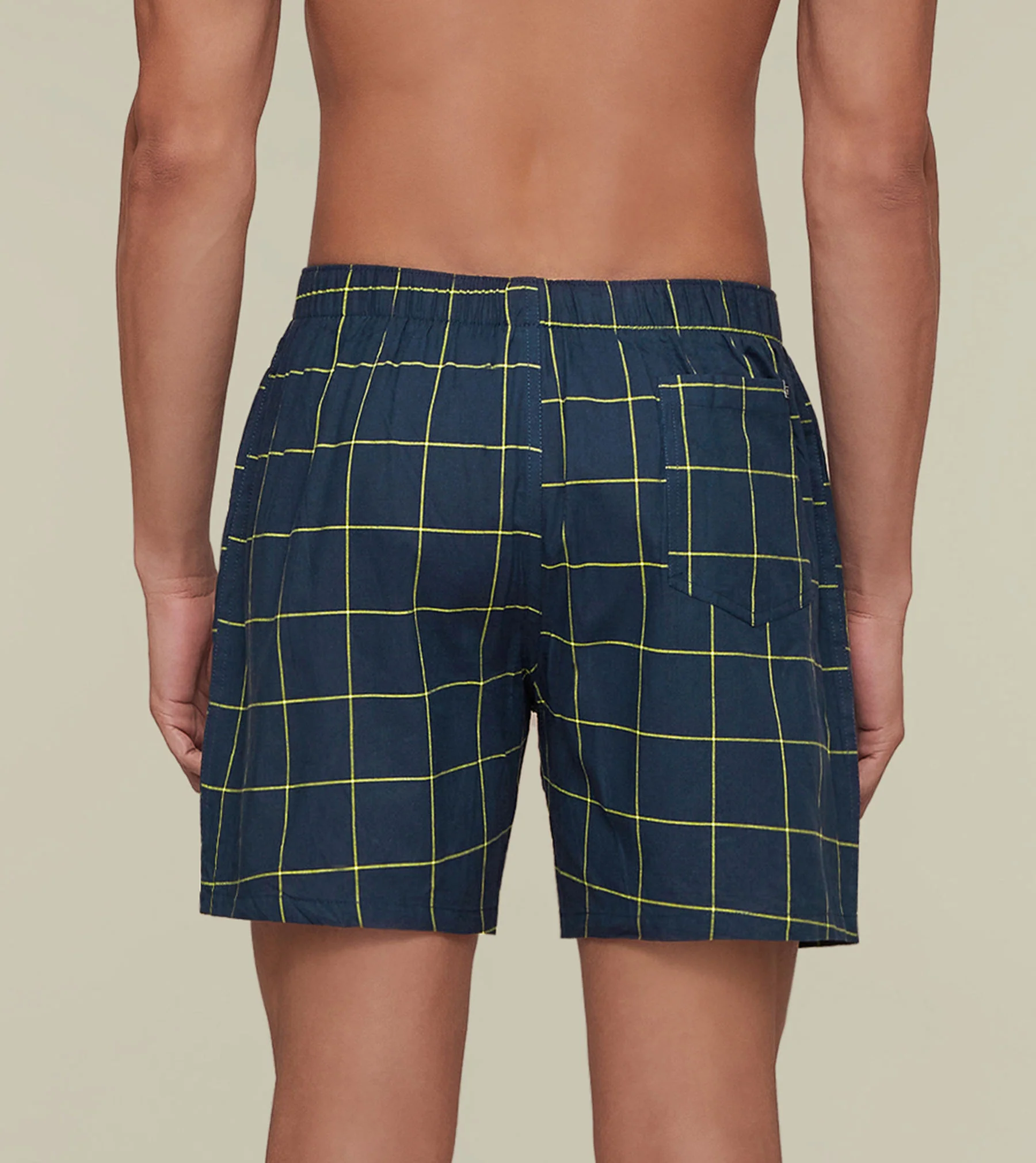Checkmate Combed Cotton Boxers Lemon Burst - Image 3