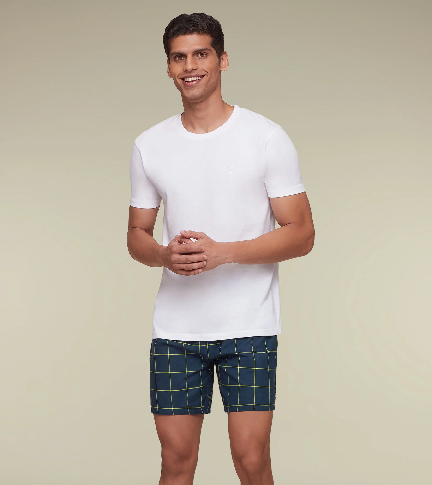 Checkmate Combed Cotton Boxers Lemon Burst - Image 4