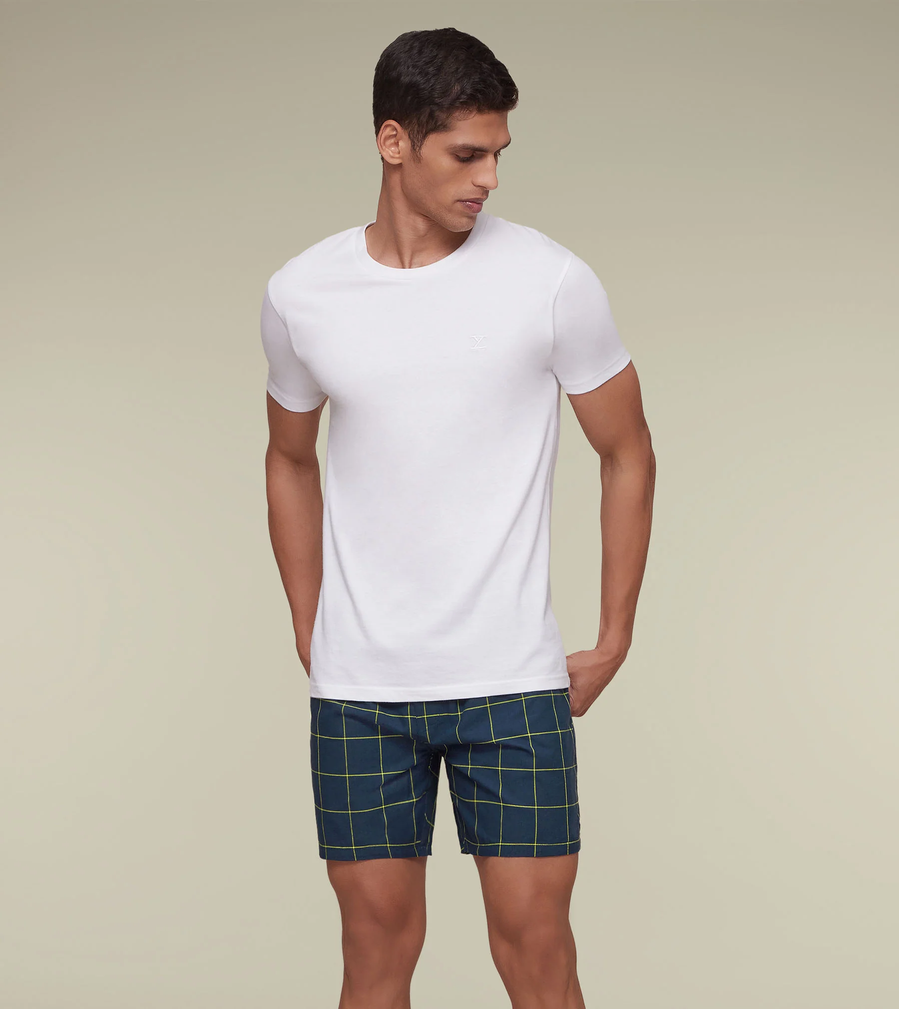 Checkmate Combed Cotton Boxers Lemon Burst - Image 5