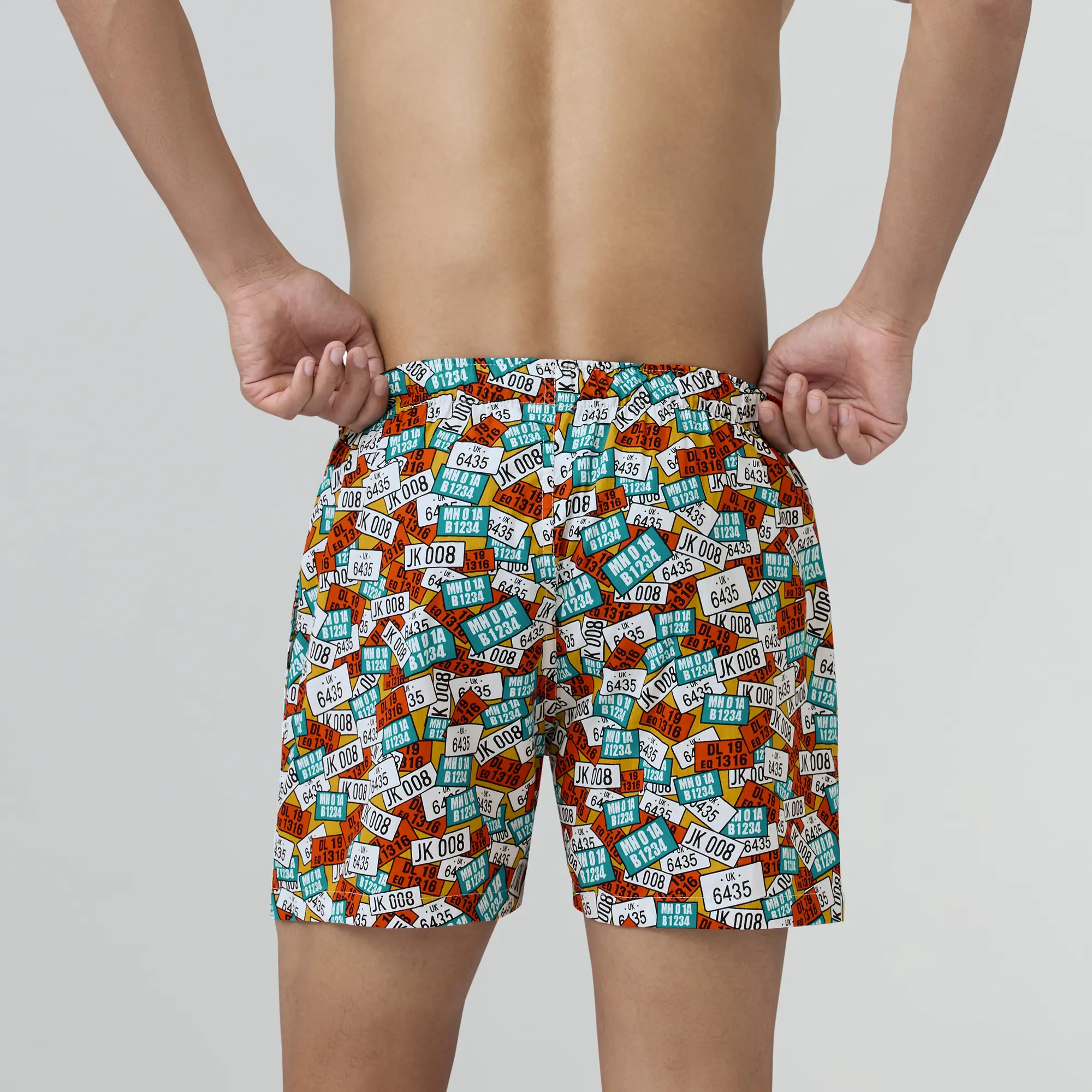 Remix Cotton Boxers Plate Orange - Image 4