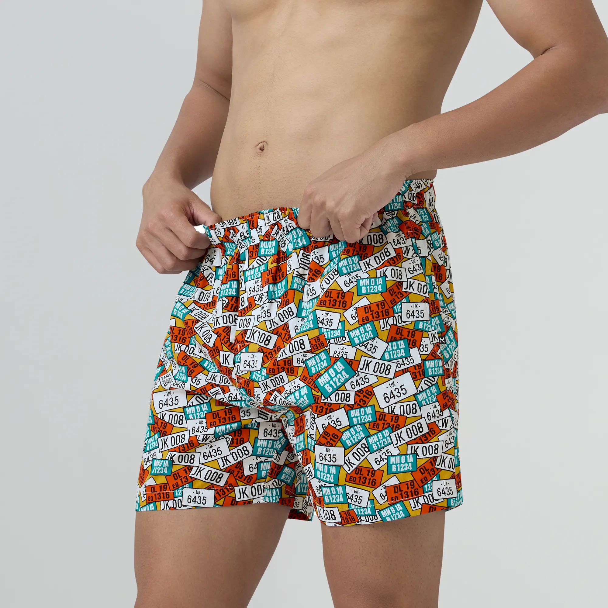 Remix Cotton Boxers Plate Orange - Image 5
