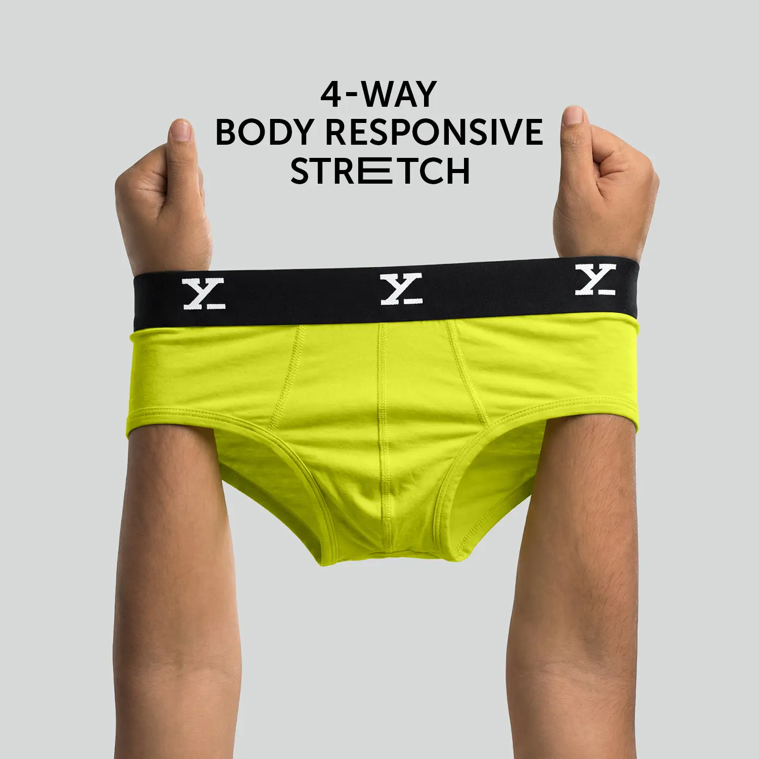 Ace Modal Briefs Lime Punch - Image 3