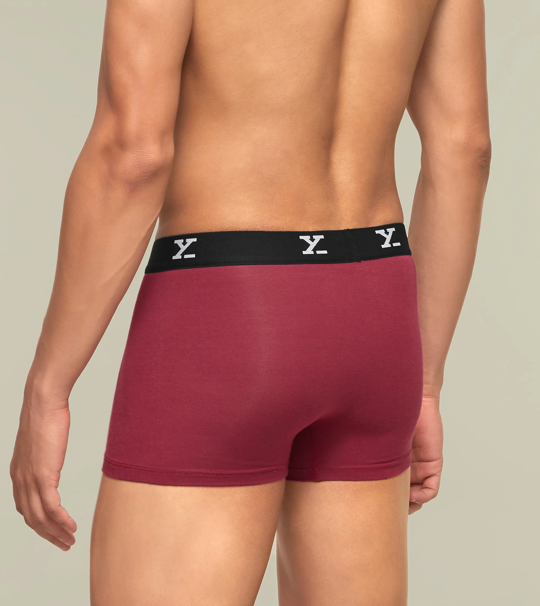Ace Modal Trunks Pack of 3 (Black, Navy Blue, Red) - Image 2
