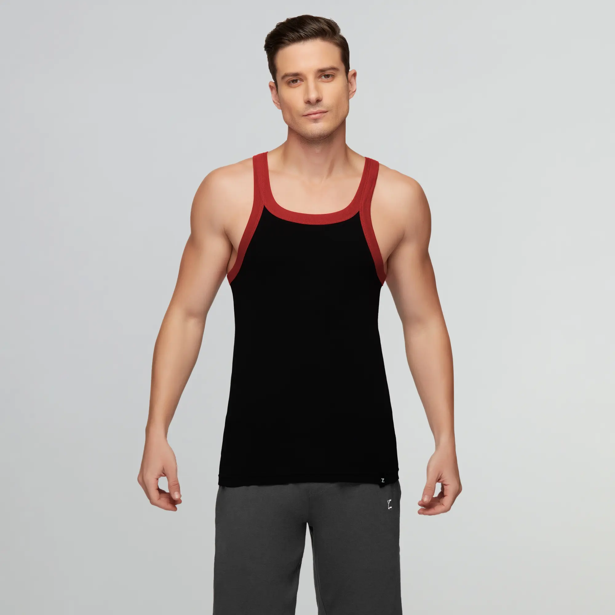 Pace Square Neck Vest Ribbon Black - Image 2