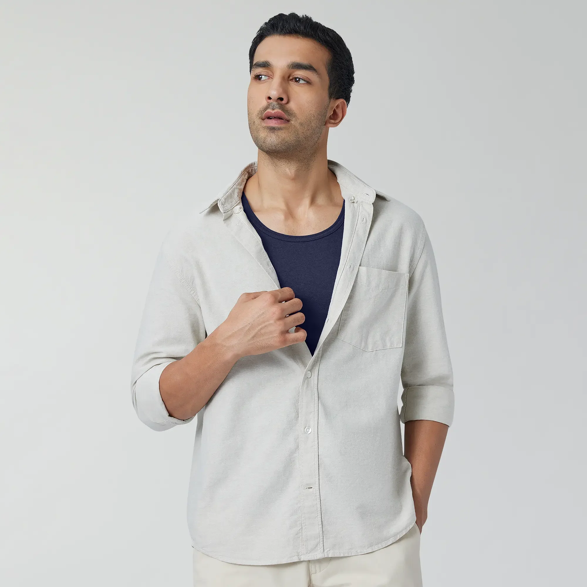 Ace Modal-Cotton Vest Midnight Blue - Image 2