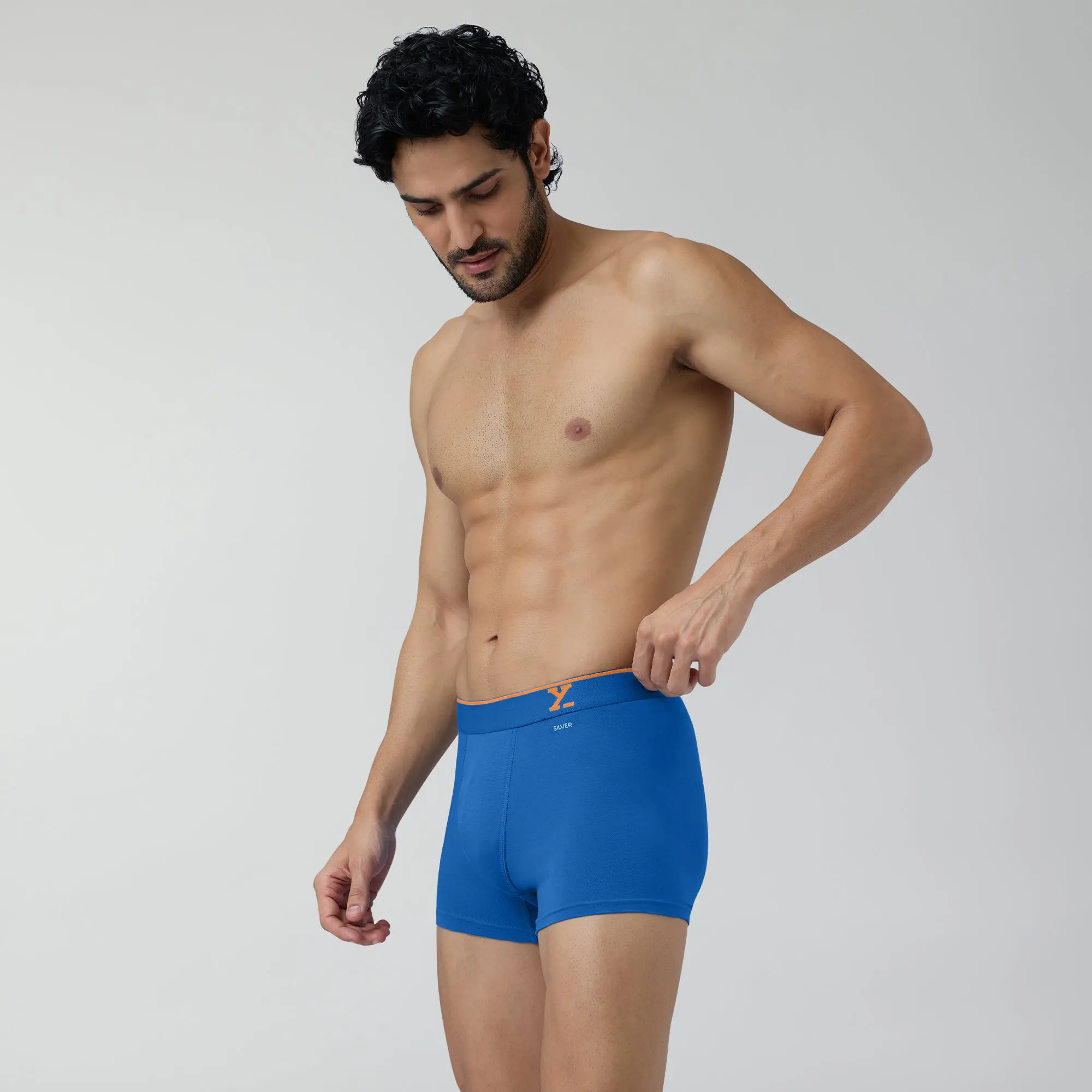 Aero Traq Cotton Trunks Blue Black Green(Pack of 6) - Image 3
