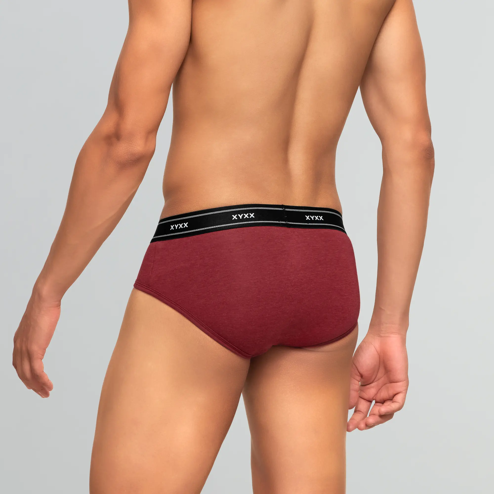 Apollo Bamboo Cotton Briefs Bold Burgundy - Image 5