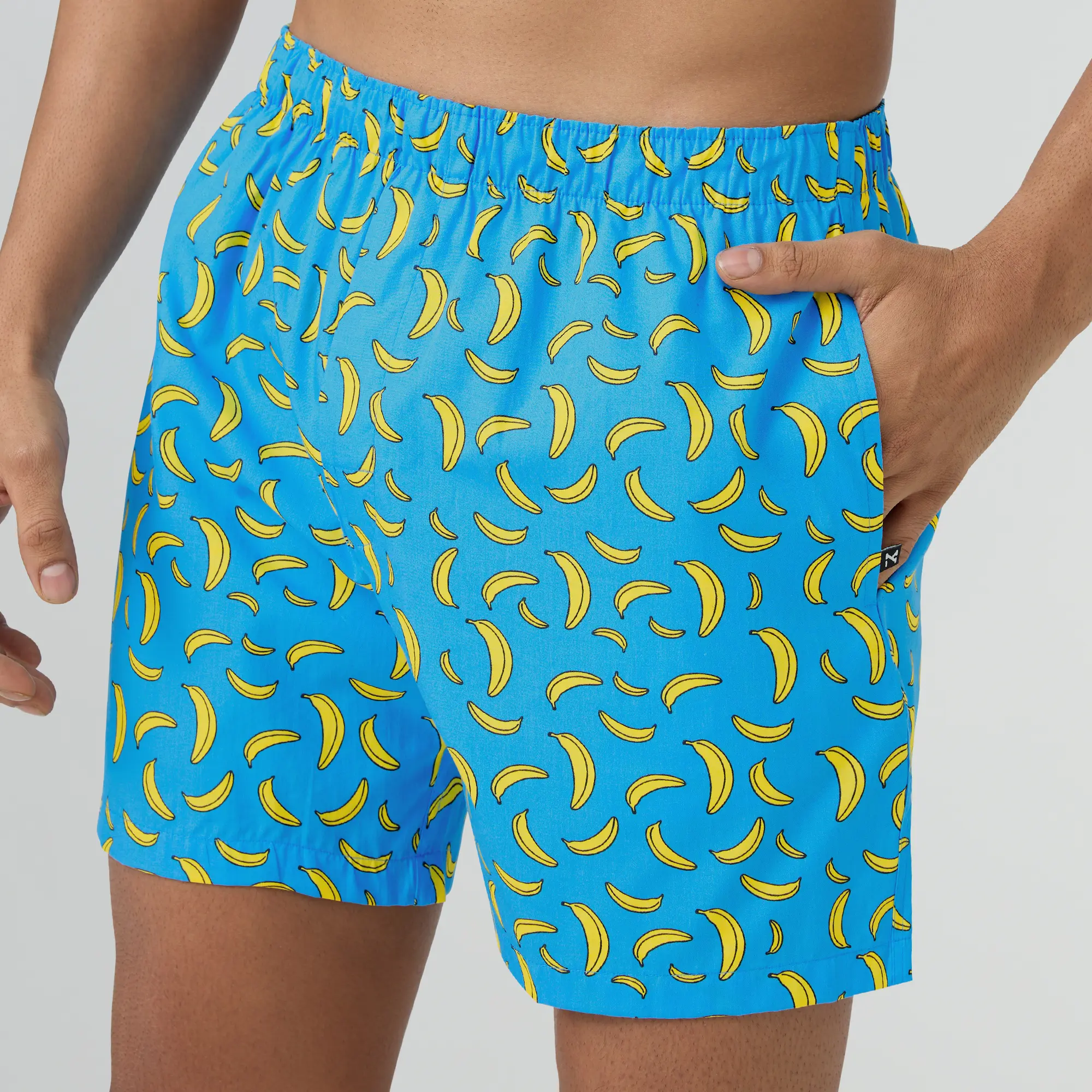 Remix Cotton Boxers Banana Blue - Image 4