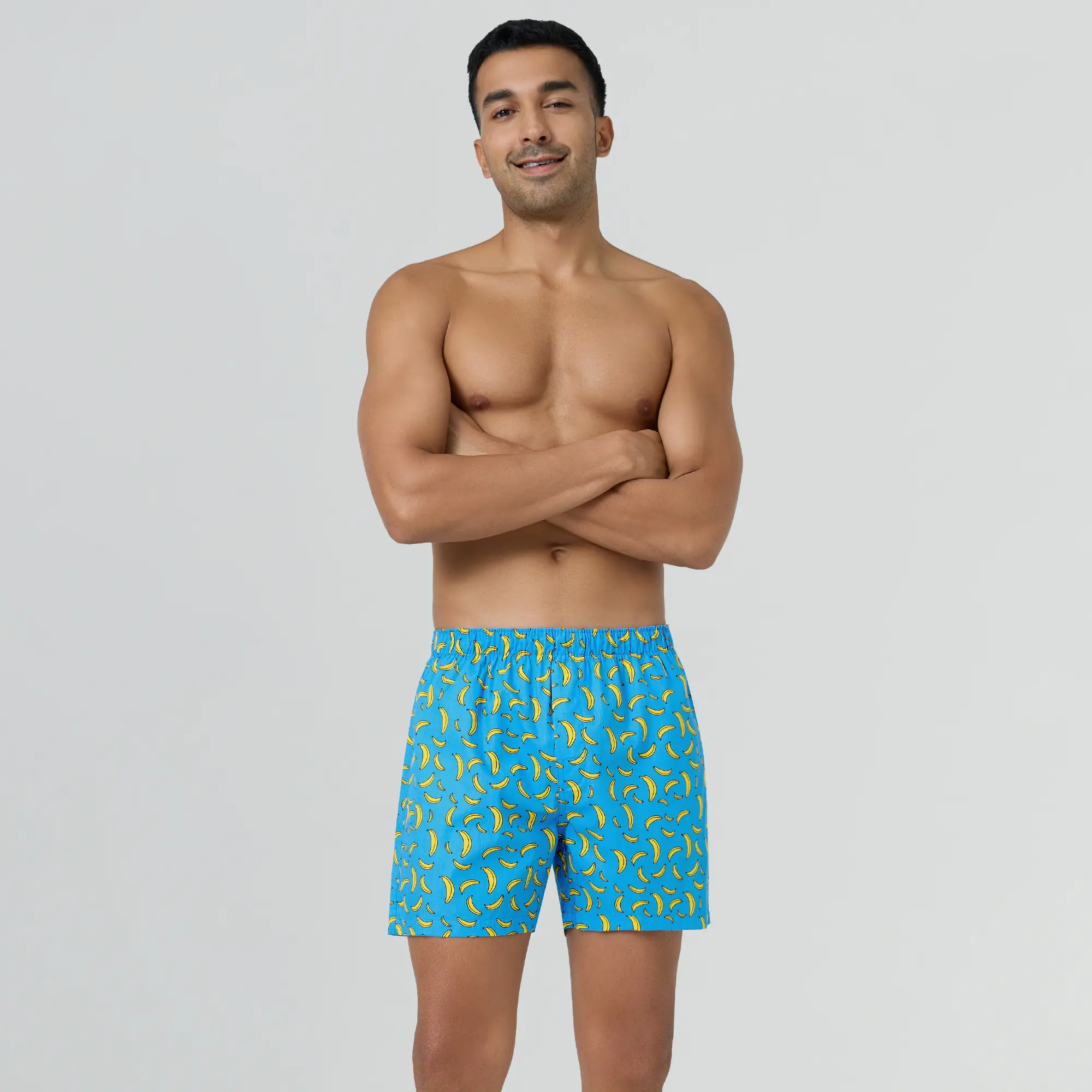 Remix Cotton Boxers Banana Blue - Image 6
