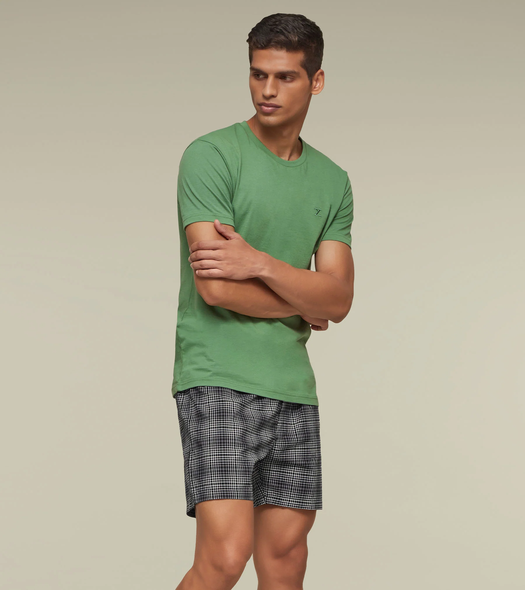Checkmate Combed Cotton Boxers Monochrome - Image 2