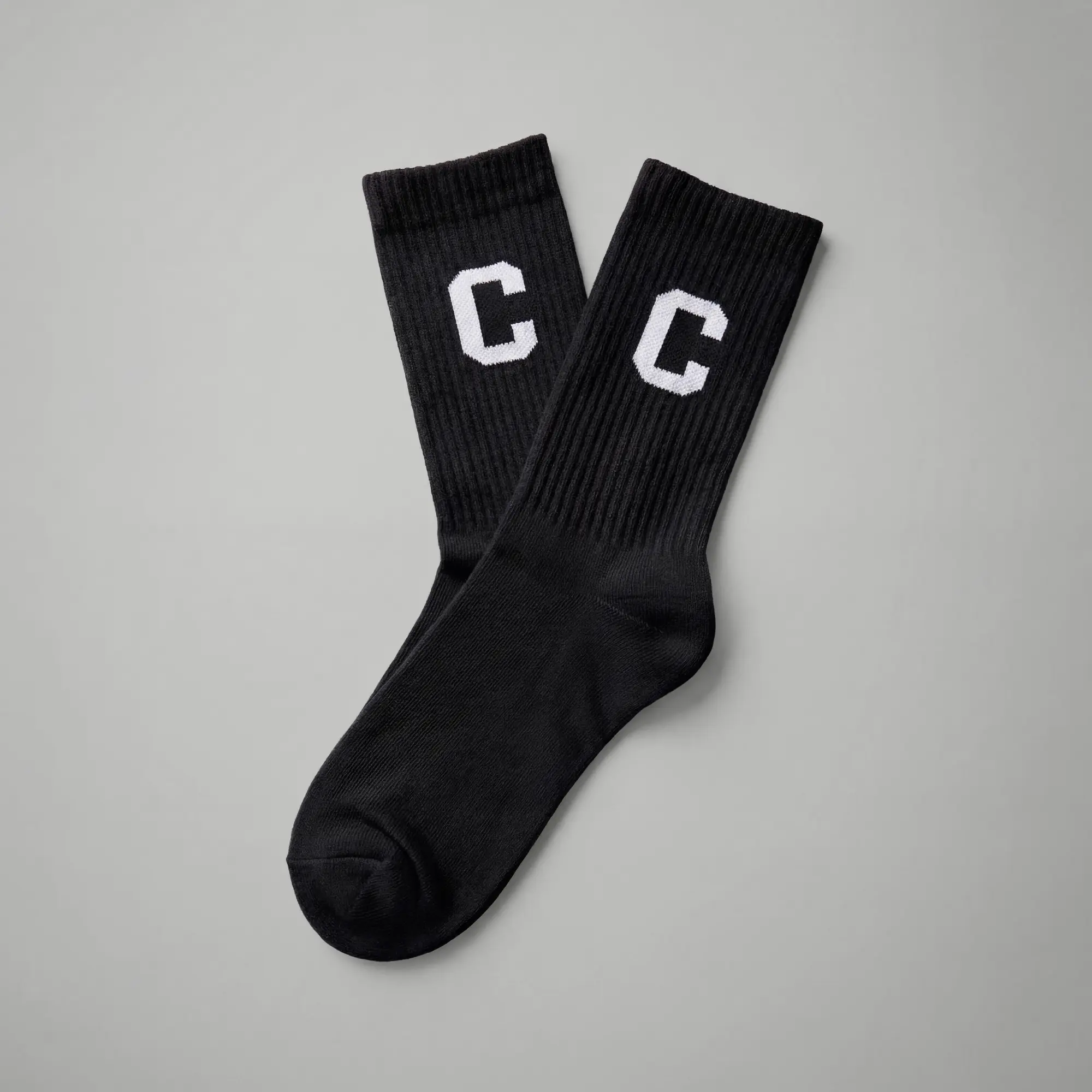 Crew Calf Length Socks - Ink Black - Image 5