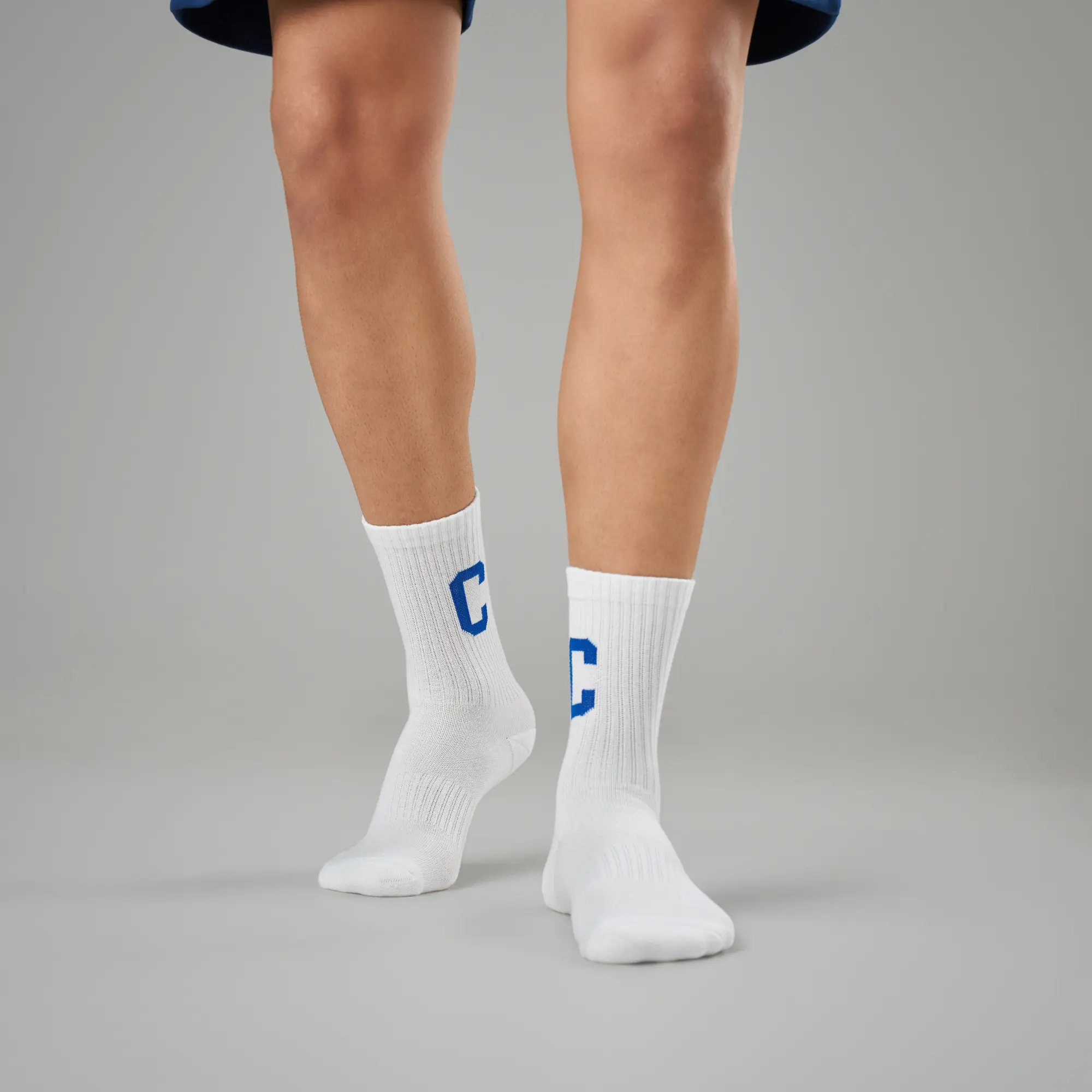 Crew Calf Length Socks - Victory White - Image 2