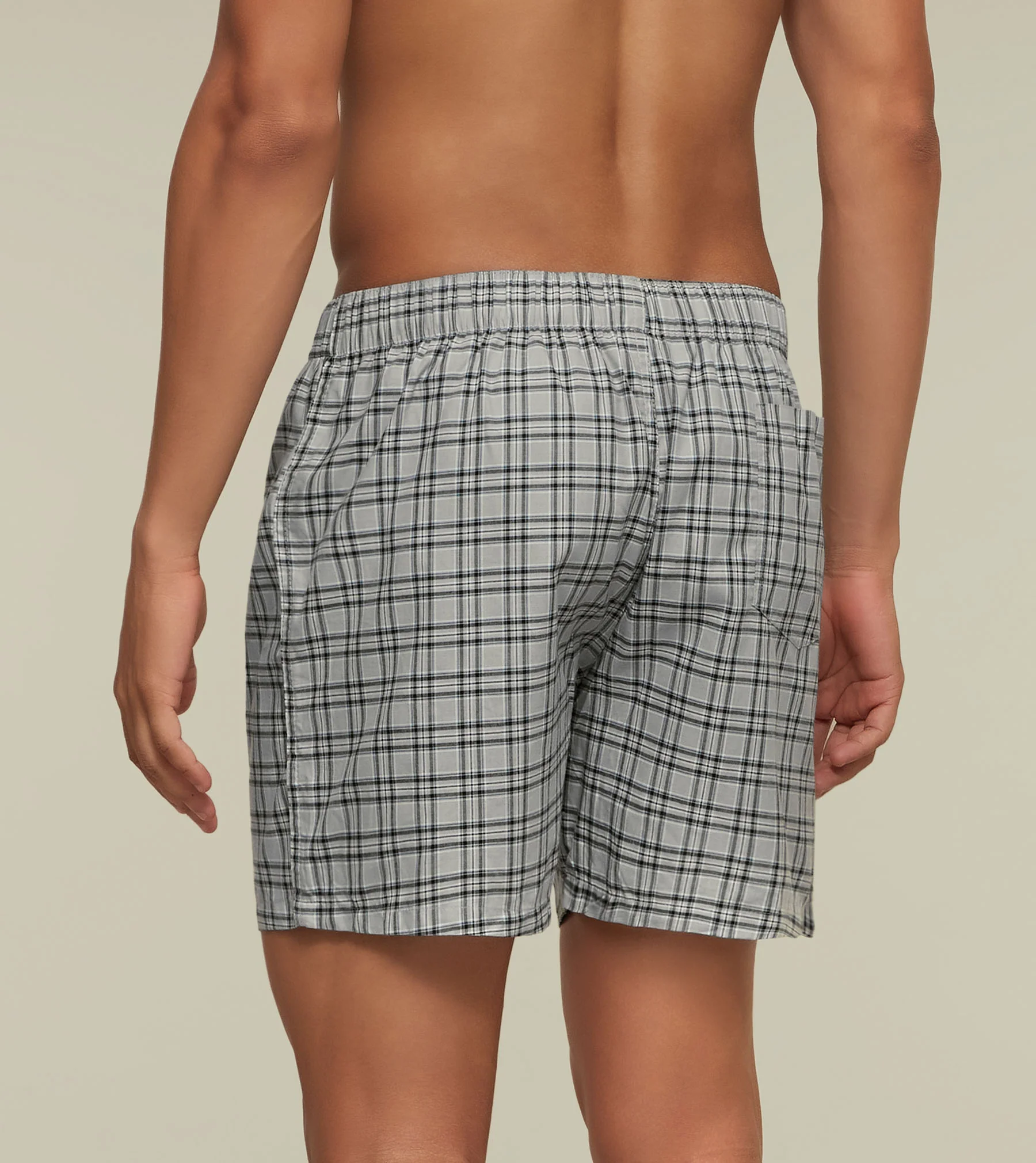Checkmate Combed Cotton Boxers Steely - Image 4