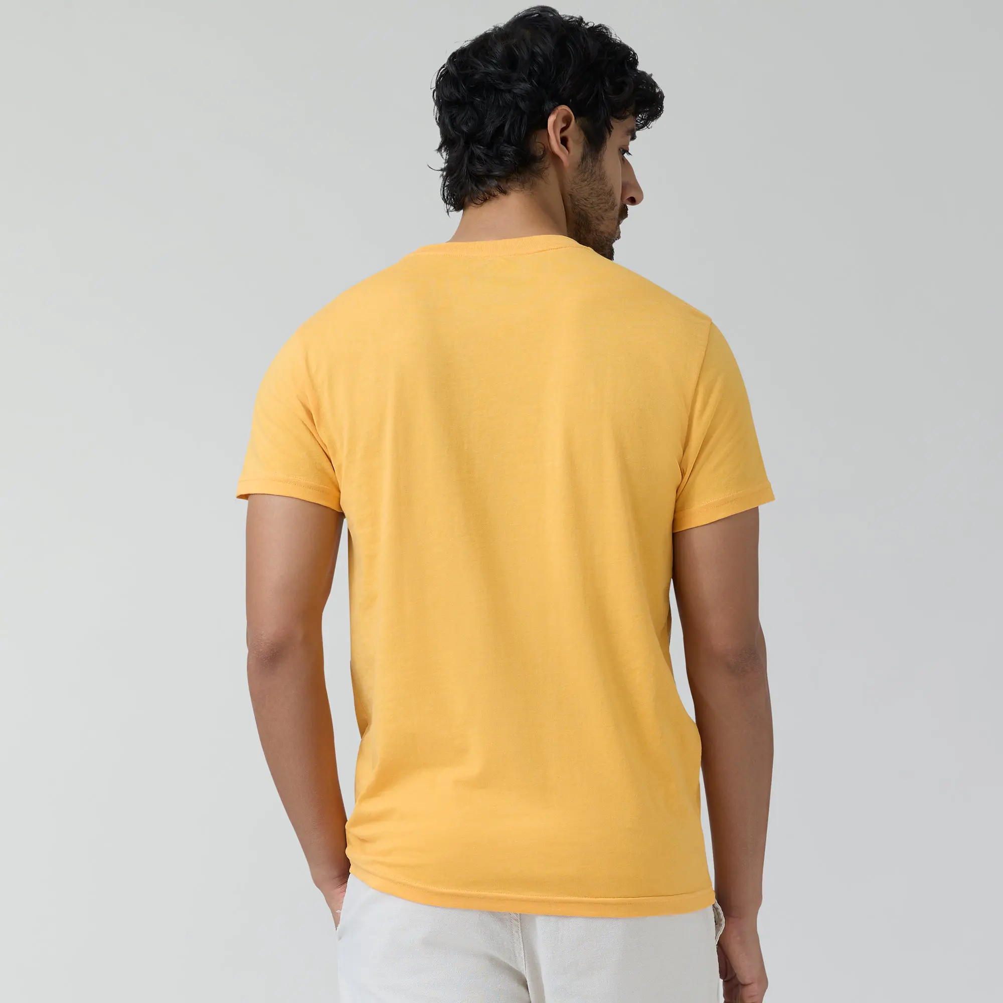 Code Cotton Rich T-shirts Sunshine Yellow - Image 4
