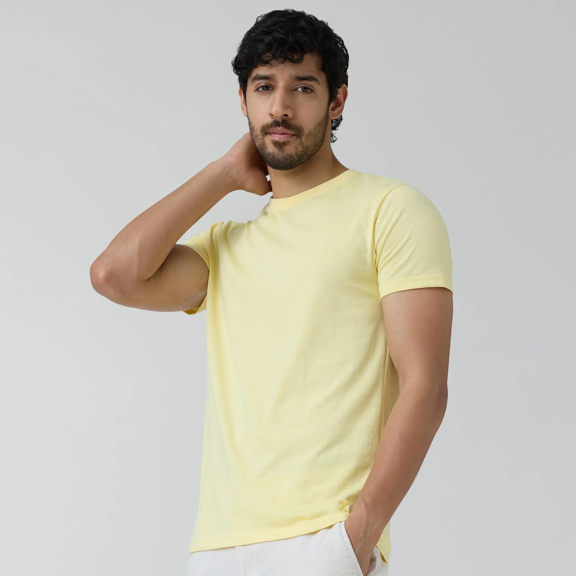 Code Cotton Rich T-shirts Butter Yellow - Image 5