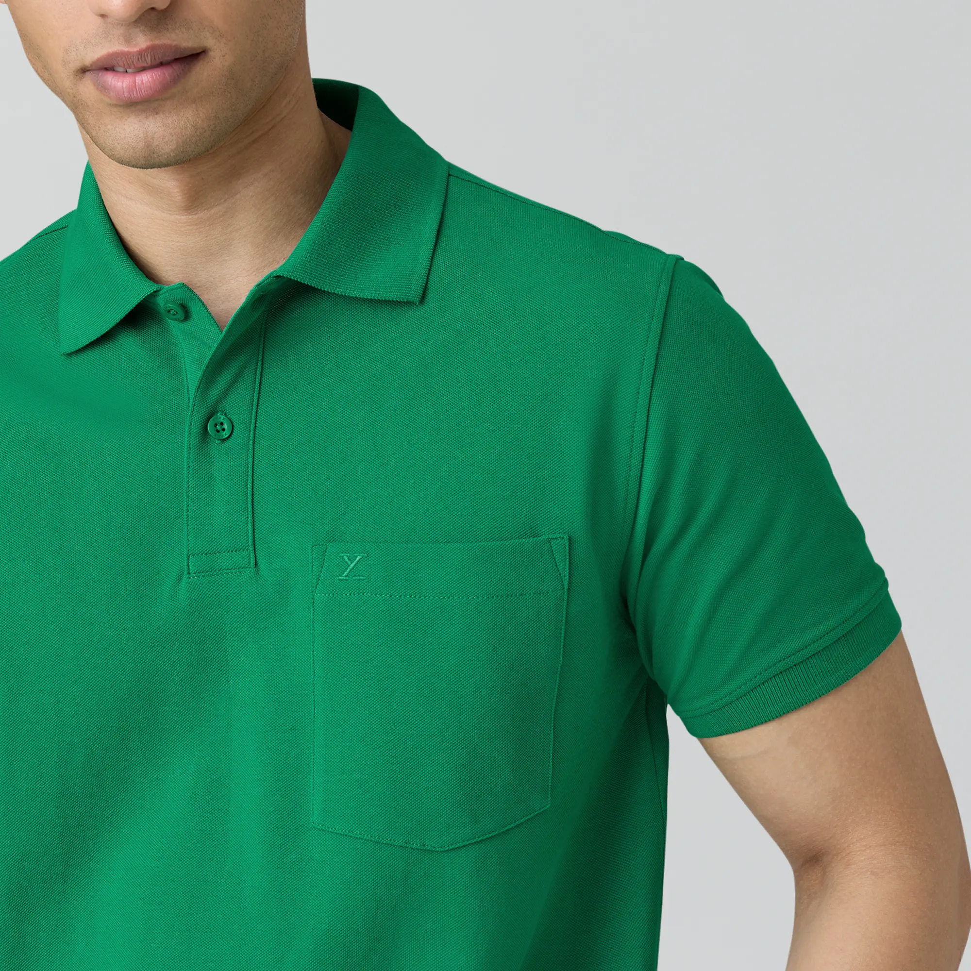 Code Polo T-shirts Fiesta Green - Image 6