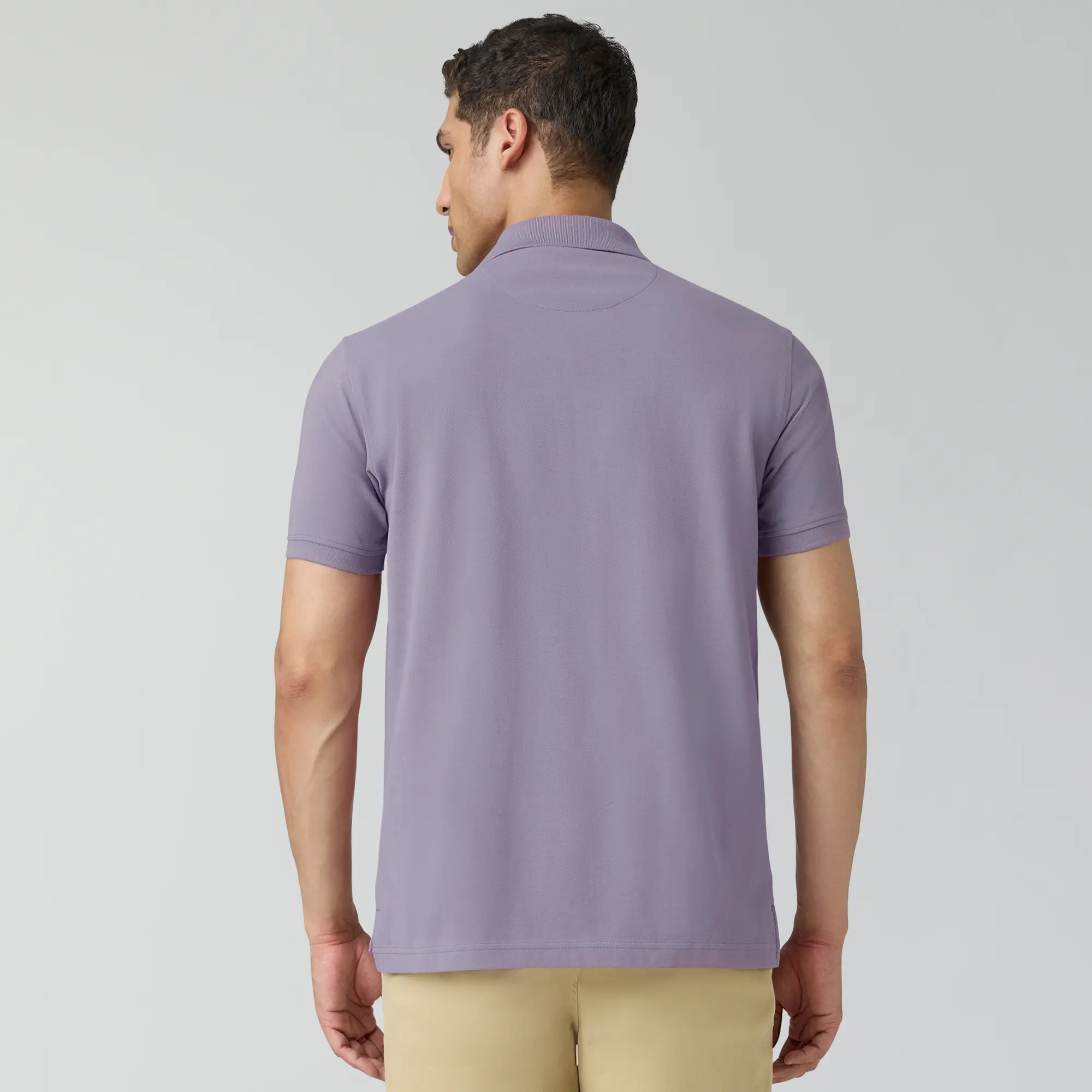 Code Polo T-shirts Misty Lilac - Image 5