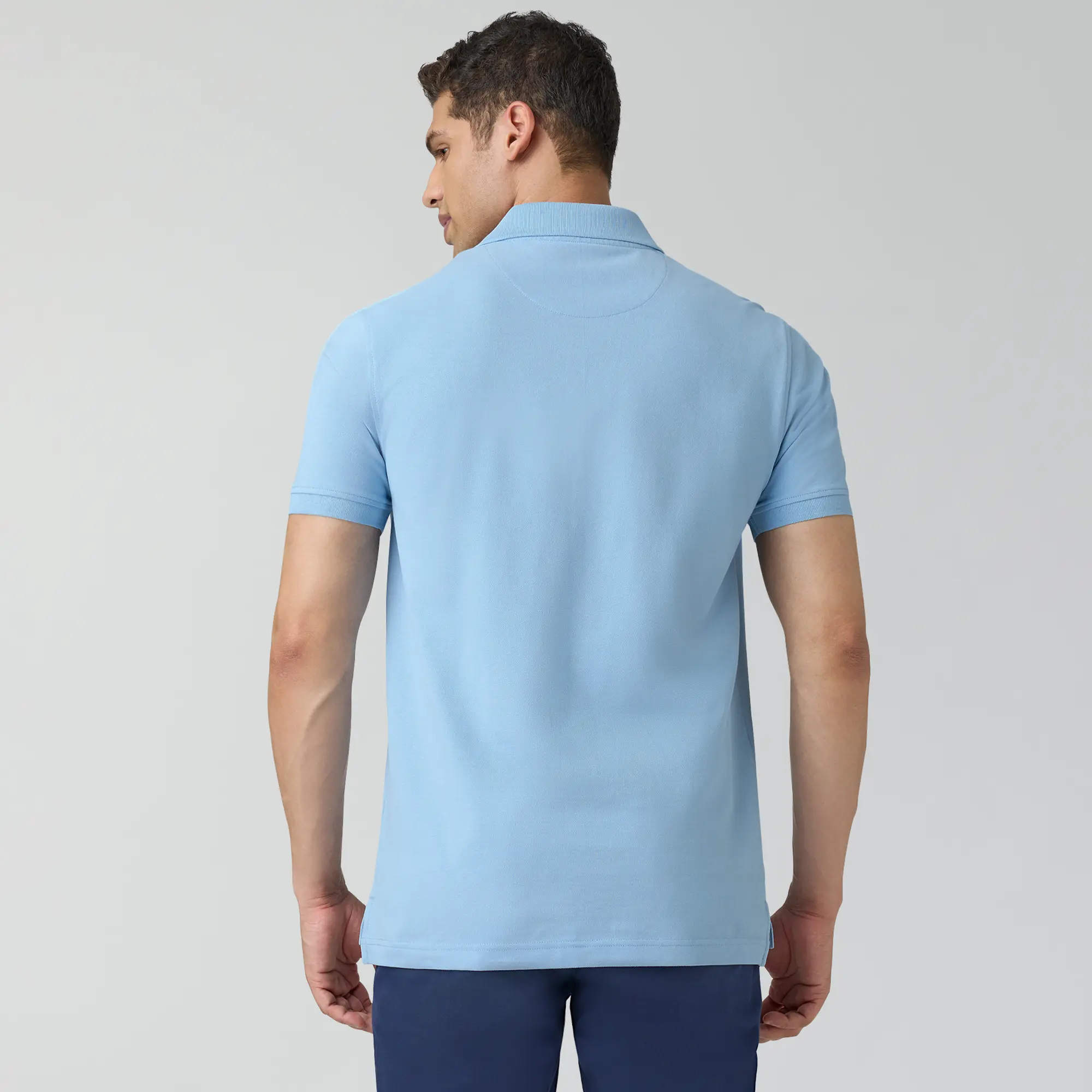 Code Polo T-shirts Sky Blue - Image 5