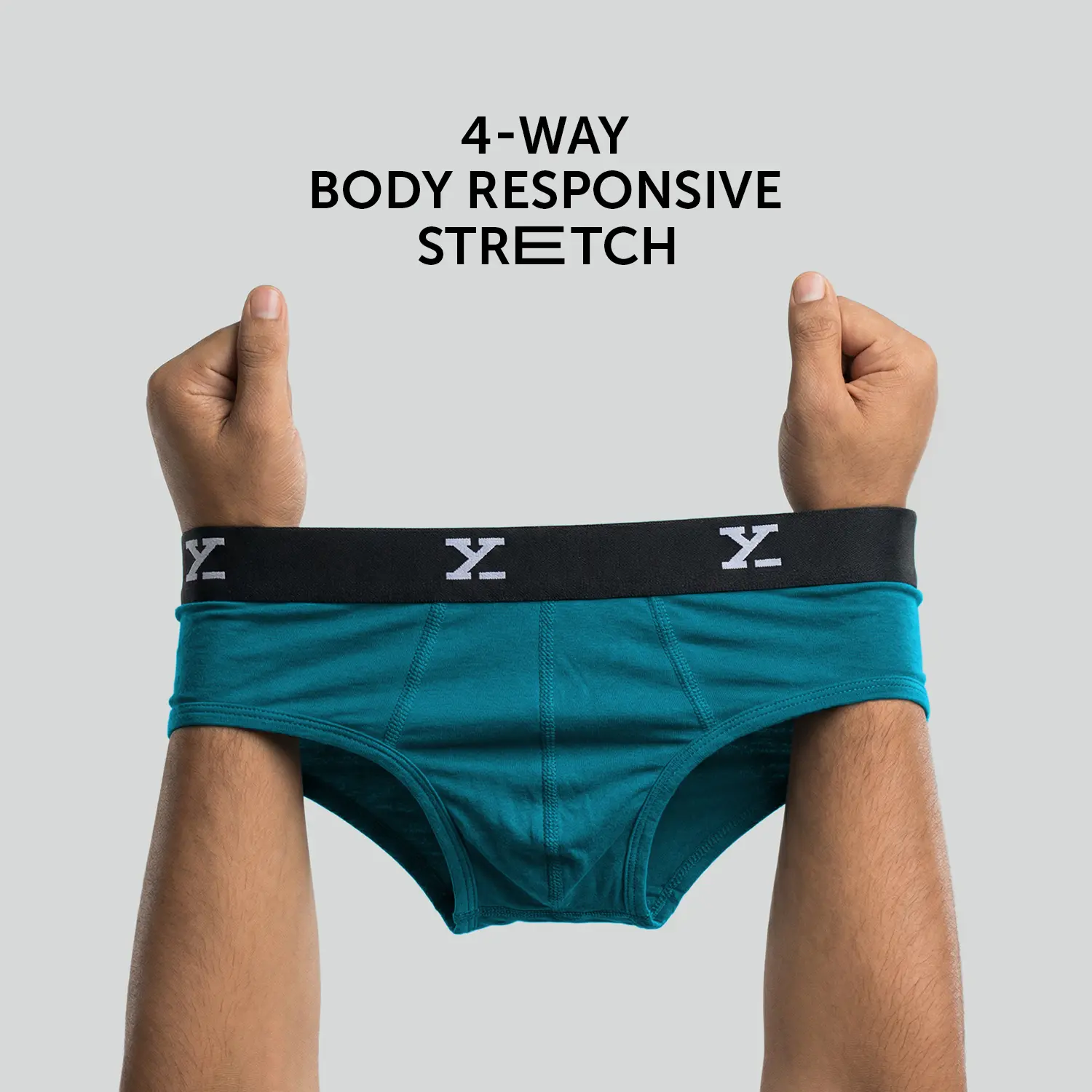 Ace Modal Briefs Aqua Blue - Image 3