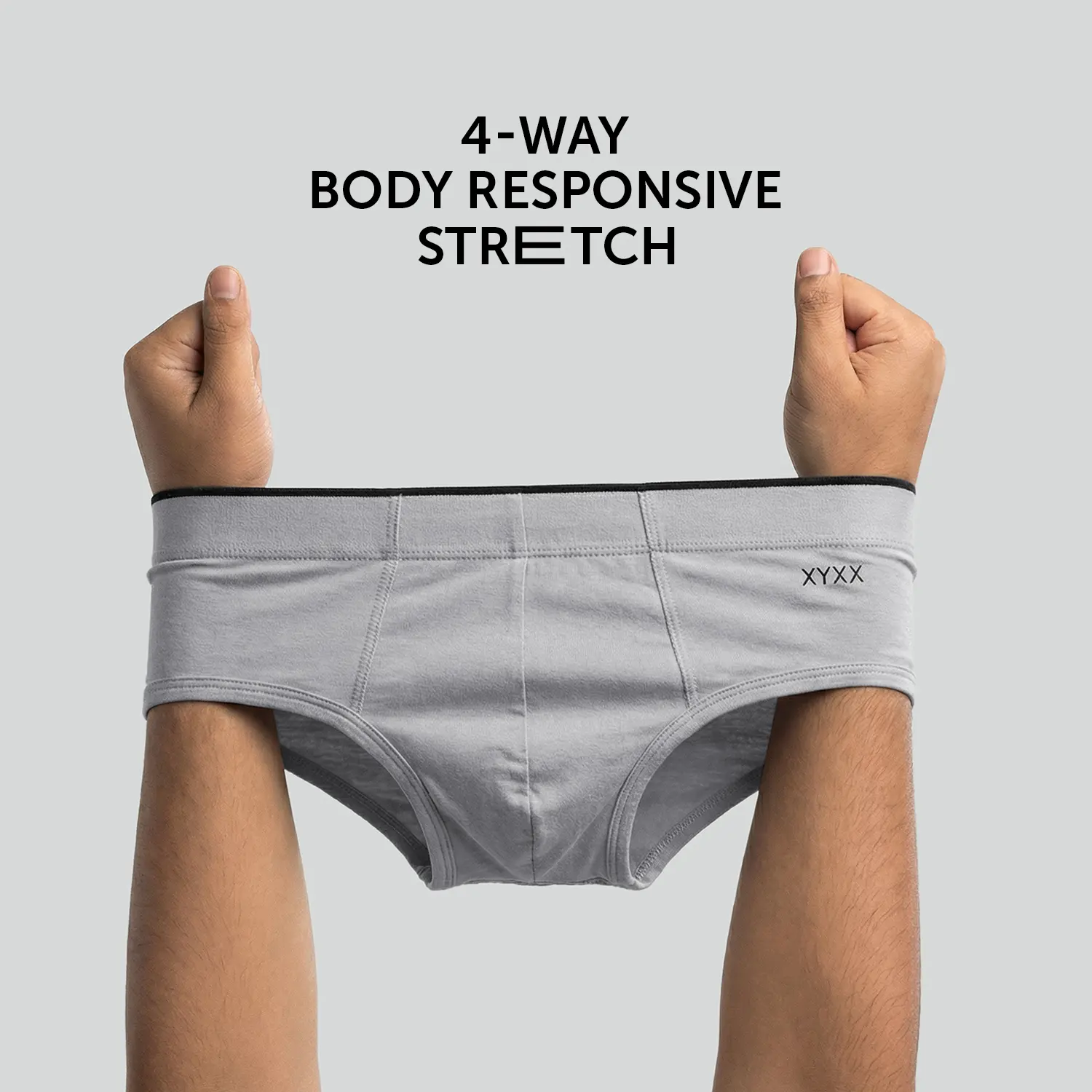 Uno Modal Briefs Ash Grey - Image 3