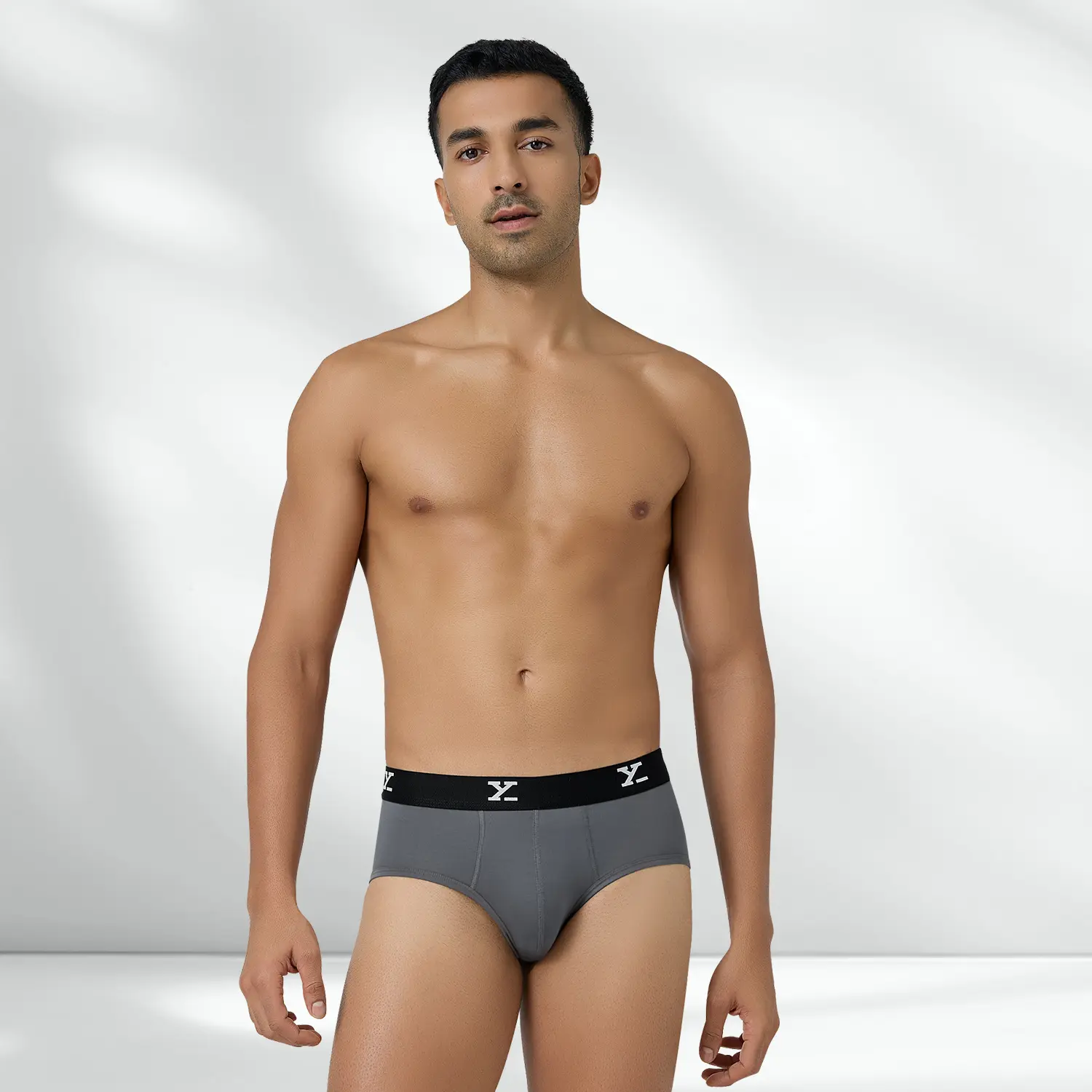 Ace Modal Briefs Charcoal Grey - Image 5