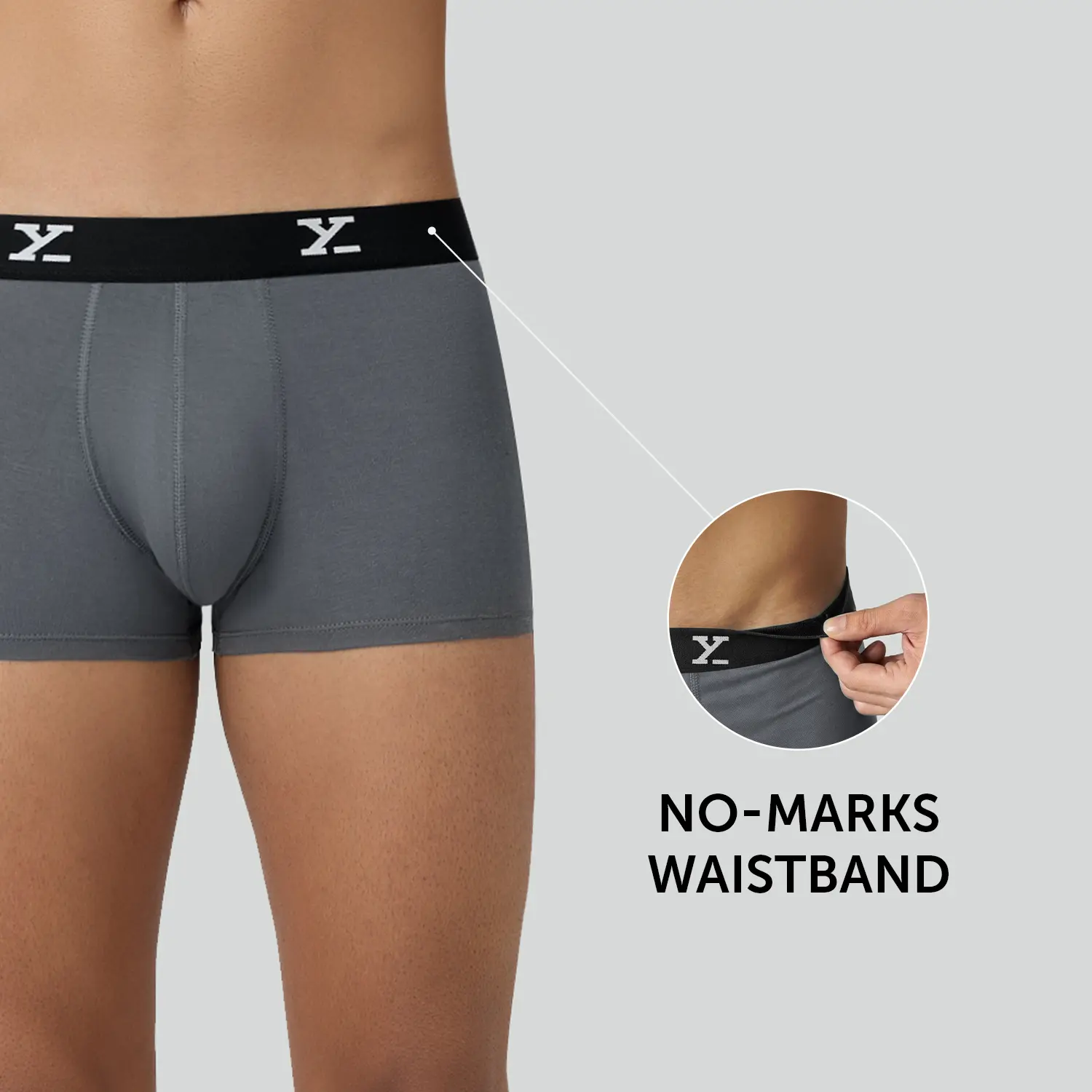 Ace Modal Trunks Charcoal Grey - Image 4